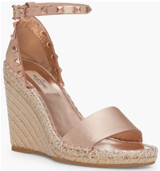 Valentino Rockstud Espadrille Wedge Sandal Nordstrom Busbee Fashion