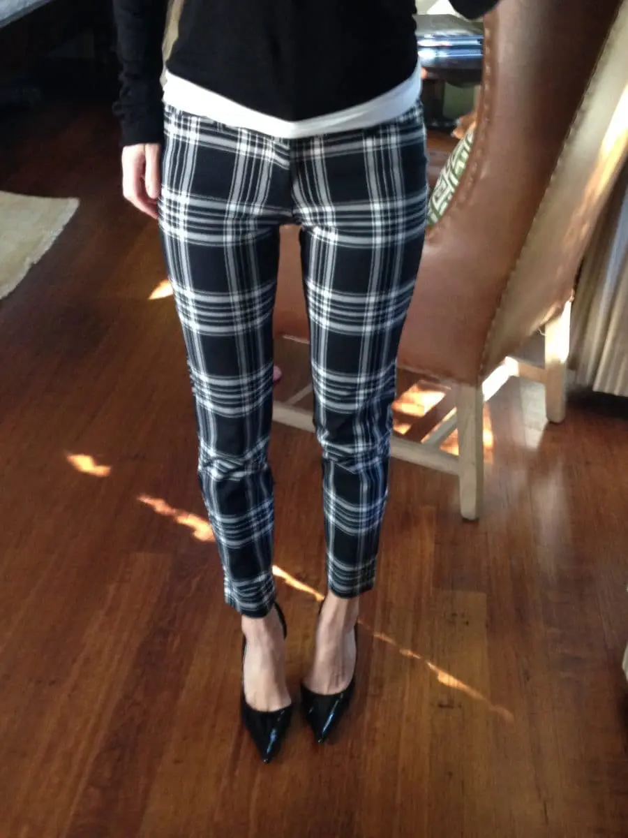 Plaid pants