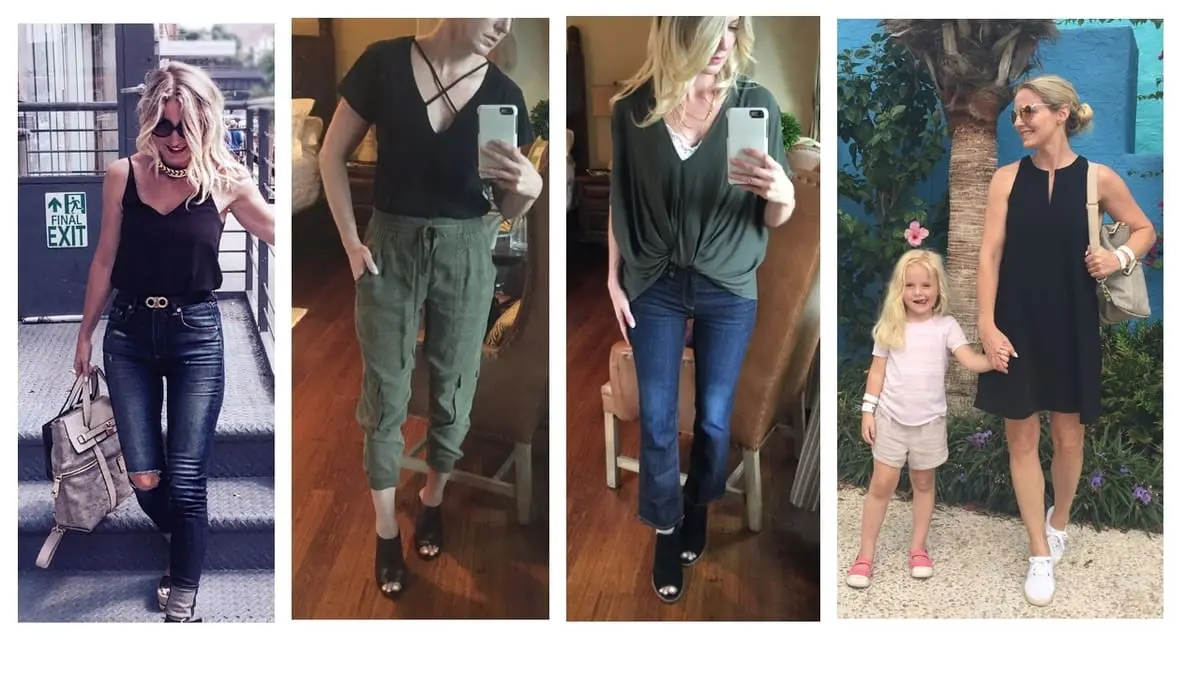 What I Wore, four everyday looks, outfit ideas, what to wear, fashion over 40, style over 40, casual