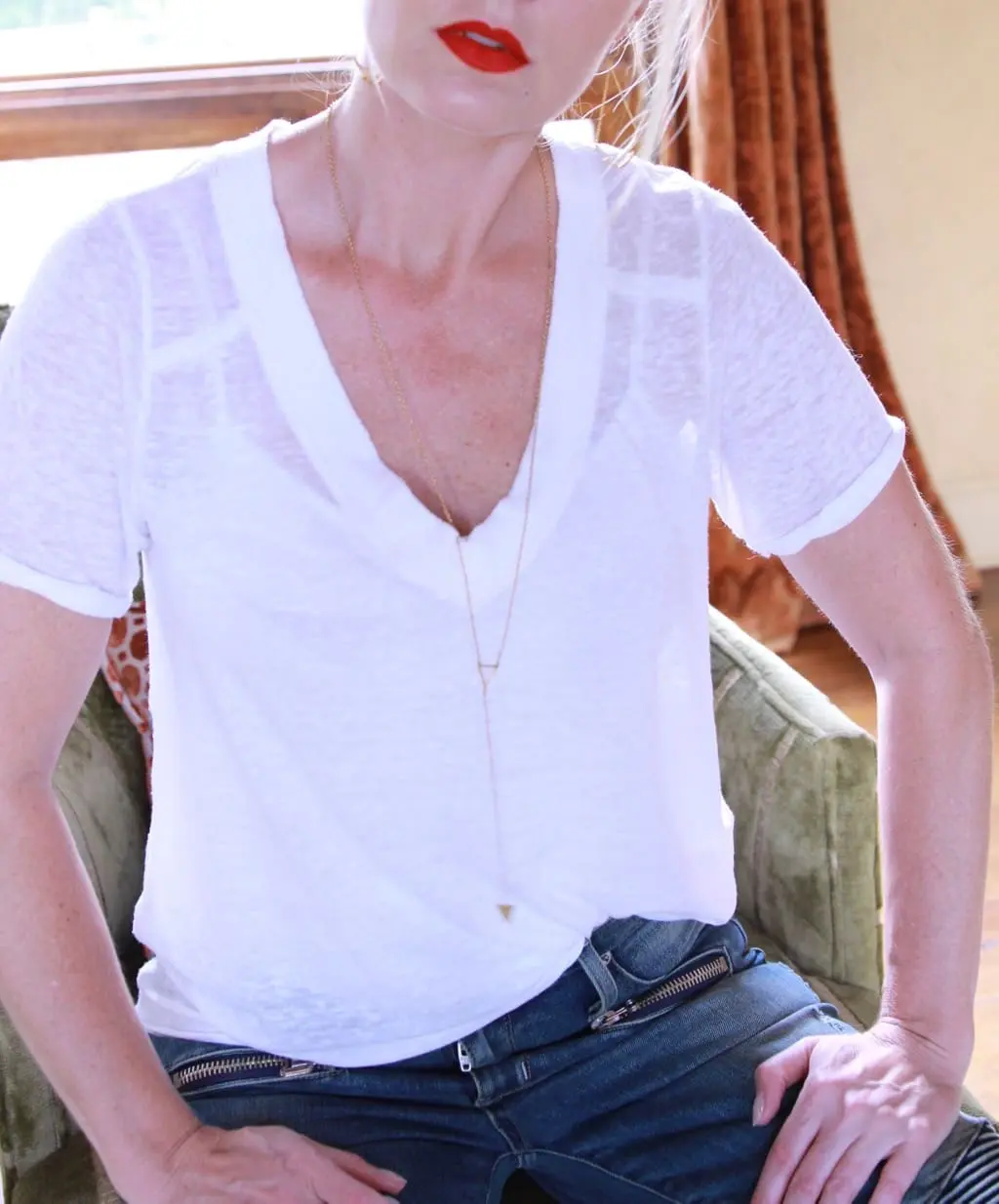 Plain White Tee, t-shirt, skinny jeans, revolve, mules, outfit ideas, what to wear