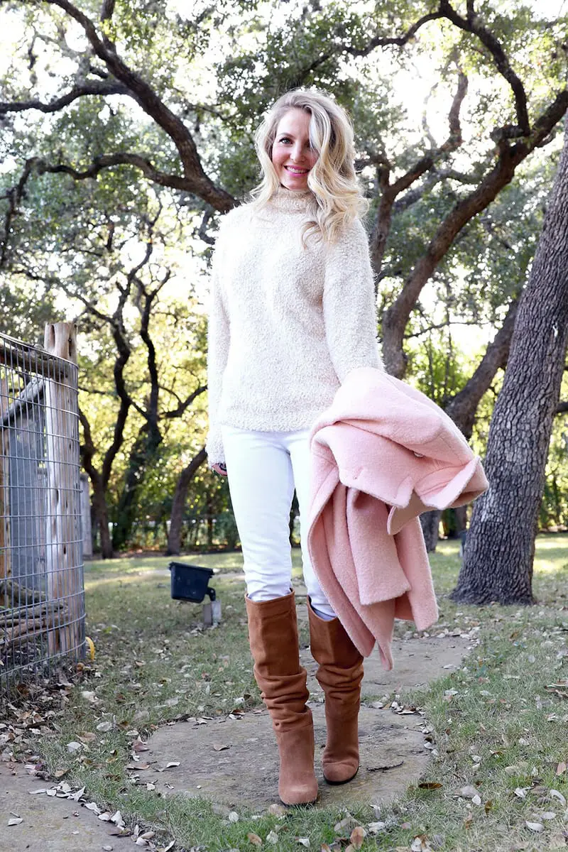 what to wear in the winter when you want to look chic and be cozy and comfortable