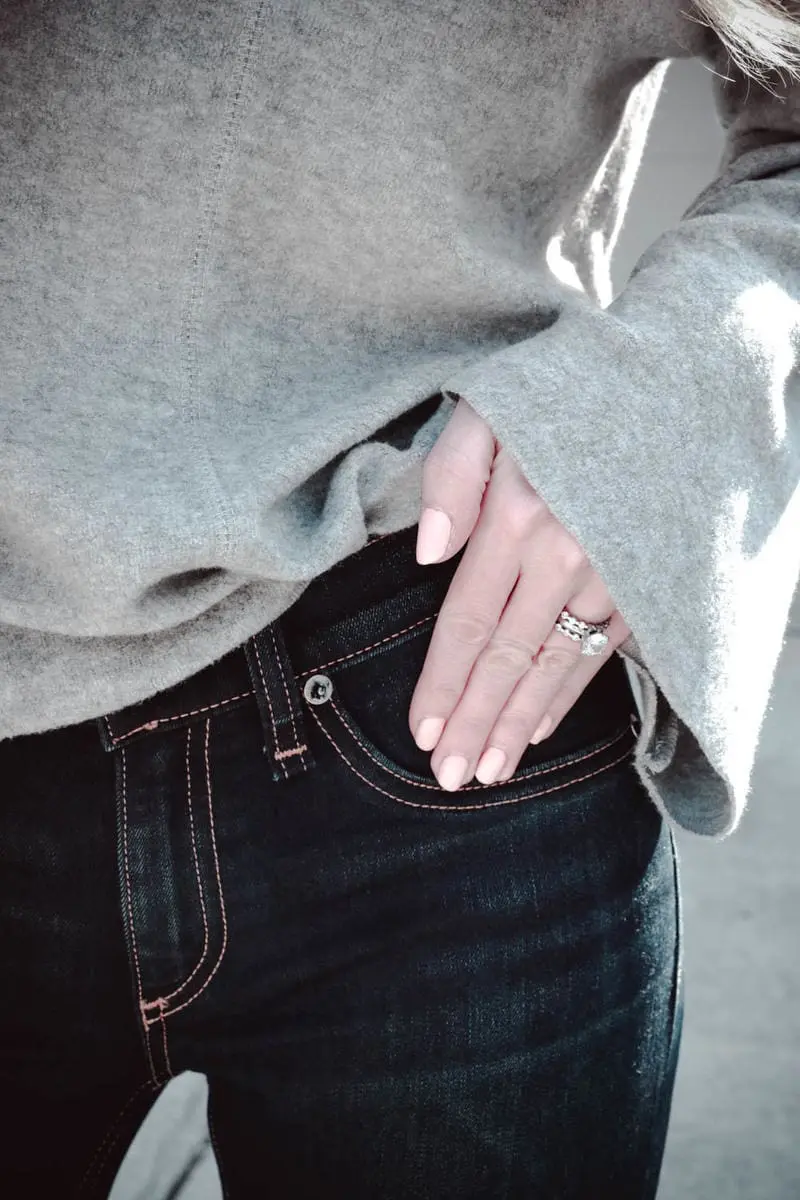 Dark wash skinny jeans called Bedford by Rag & Bone worn by Erin Busbee, BusbeeStyle.com, San Antonio, Texas lifestyle and fashion blogger giving wardrobe tips for women over 40