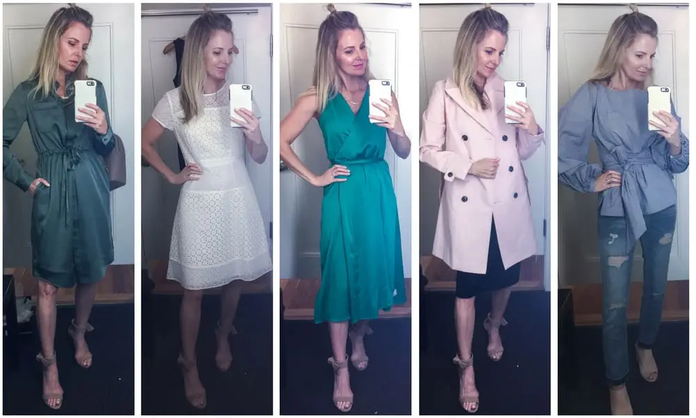Banana Republic Try On Video, come with me in the dressing room as I try on a bunch of dresses for work, vacation and special occasion dresses
