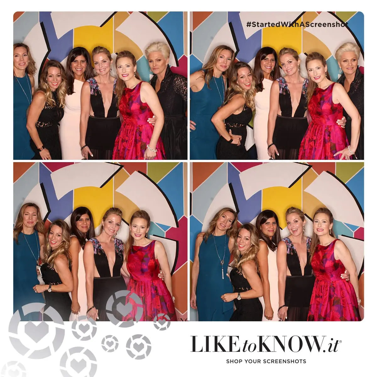 Erin Busbee of BusbeeStyle TV, fashion youtuber over 40 and Angie of Hot and Flashy anti-aging youtuber over 50 and Marnie Goldberg, Msgoldgirl, youtuber, at the Reward Style Conference 2017 at wyly theater