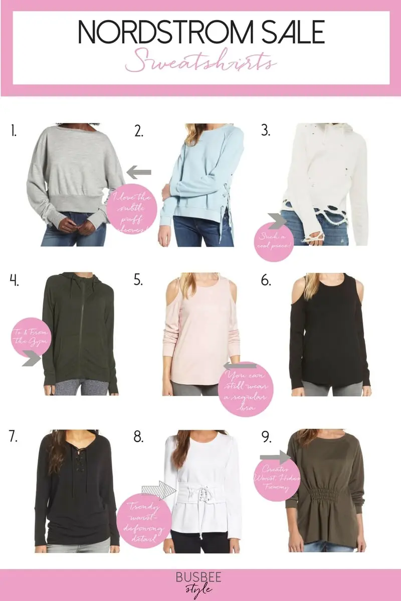 Favorite Sweatshirts, nordstrom anniversary sale 2017 sweatshirts, including sincerely jules, topshop, zella, among others