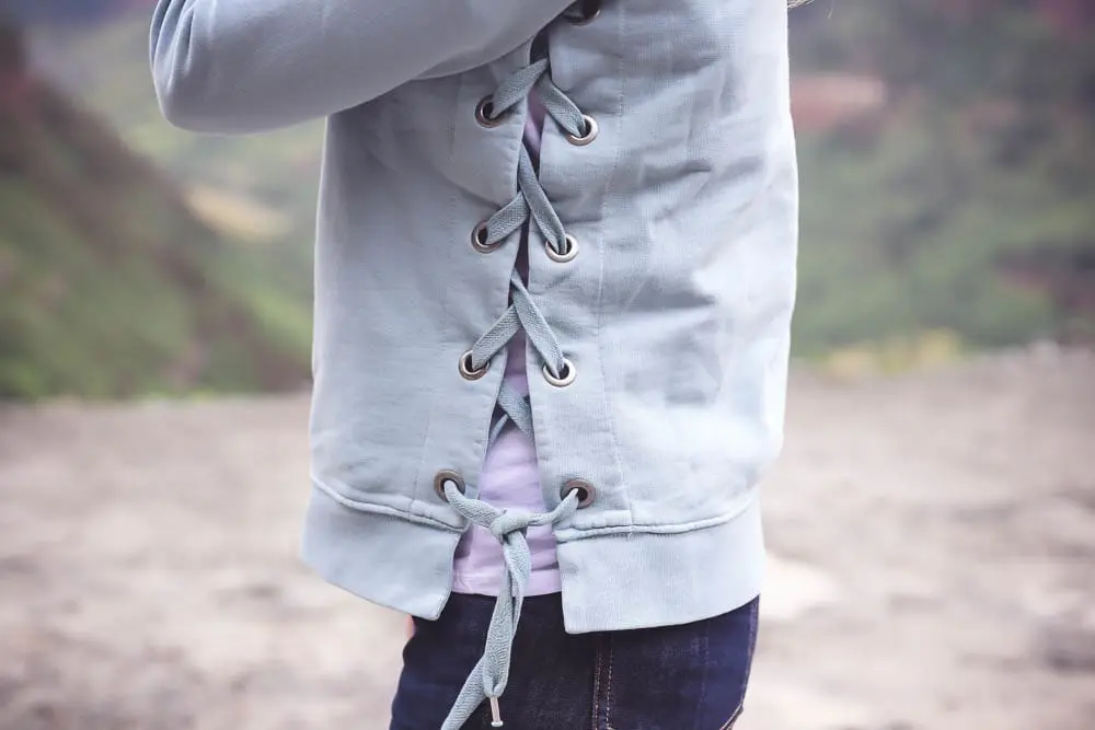 Favorite sweatshirts, this one has a cool, laceup side tie detail by Sincerely Jules in three colors including light blue, I also posted several other options from the Nordstrom sale