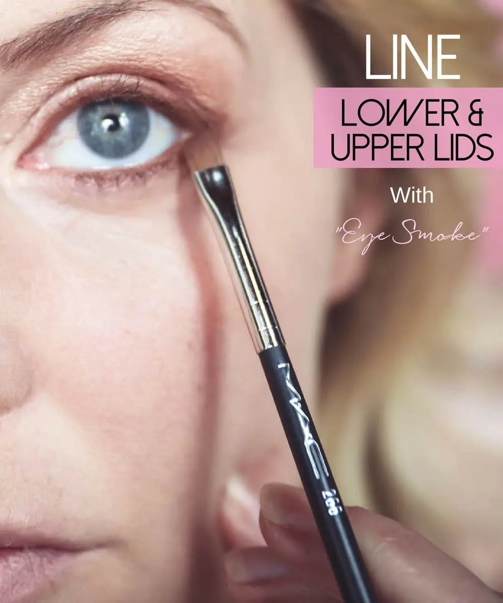 5-Minute makeup routine featuring charlotte tilbury instant look in a palette, liner color, lining eyes with eye smoke from Charlotte tilbury