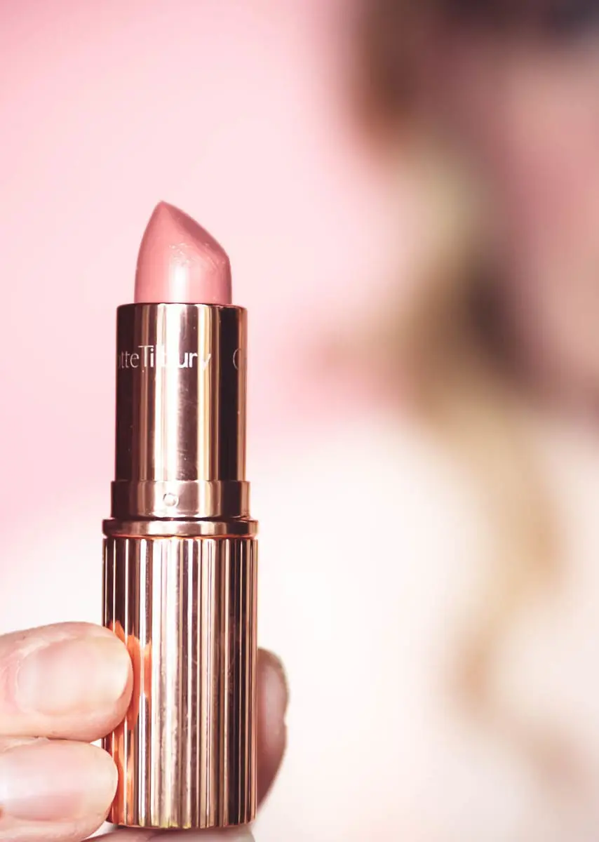 5-Minute makeup routine featuring charlotte tilbury bitch perfect lipstick