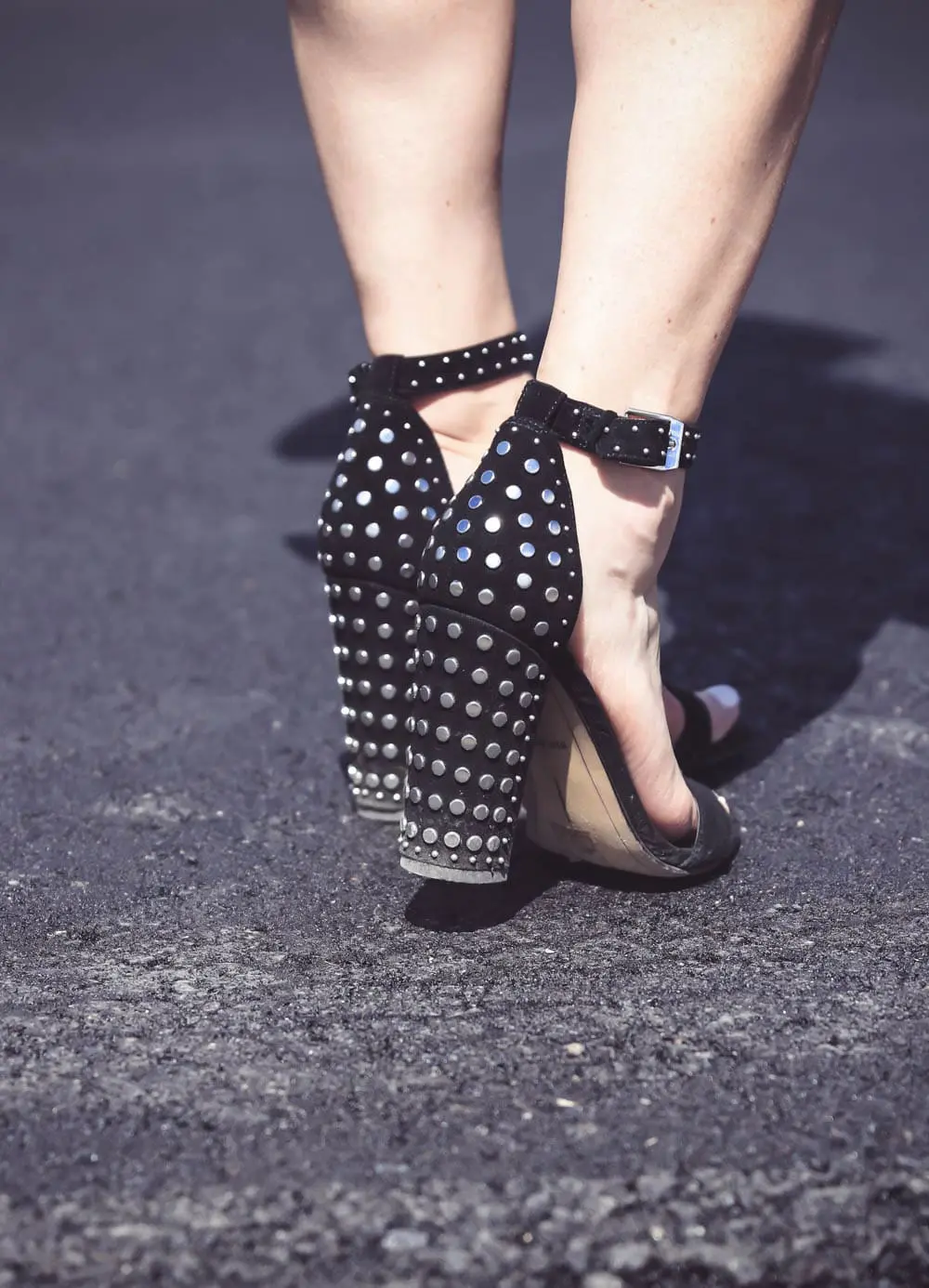 Wear Now, Wear Later, Fashion blogger Erin Busbee of Busbee sTyle is wearing Dolce Vita studded sandals, on fashion blogger Erin Busbee, over 40, in telluride, colorado