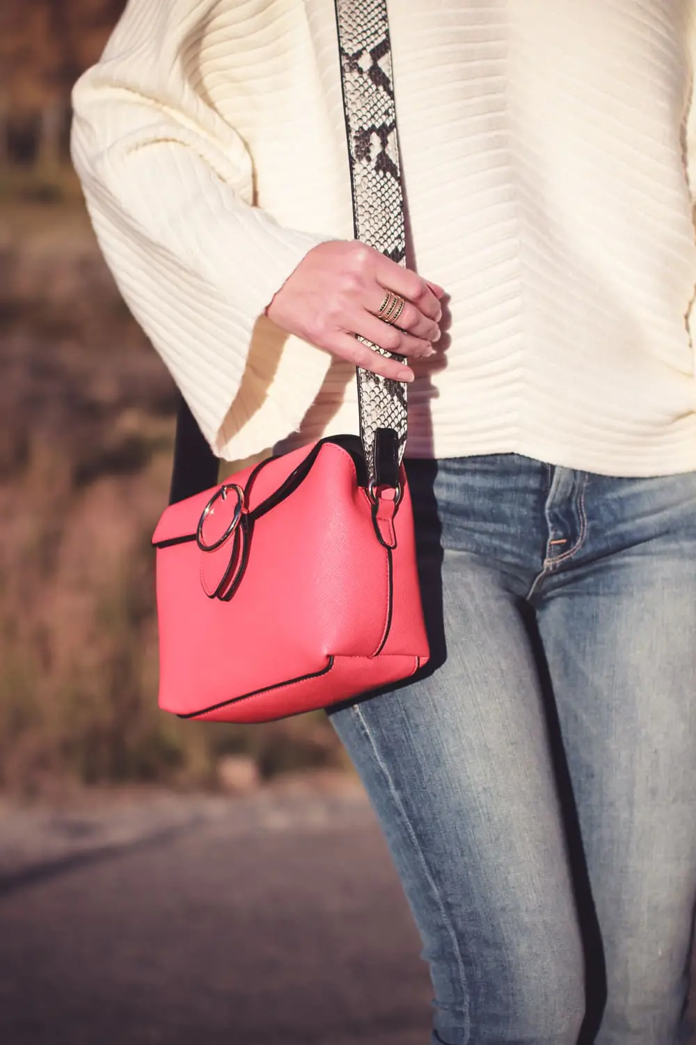 White Shoes, white mules, fashion blogger, Erin Busbee of Busbee Style wearing Who What Wear for Target white mules with Anthropologie sweater and Good American cropped skinny jeans