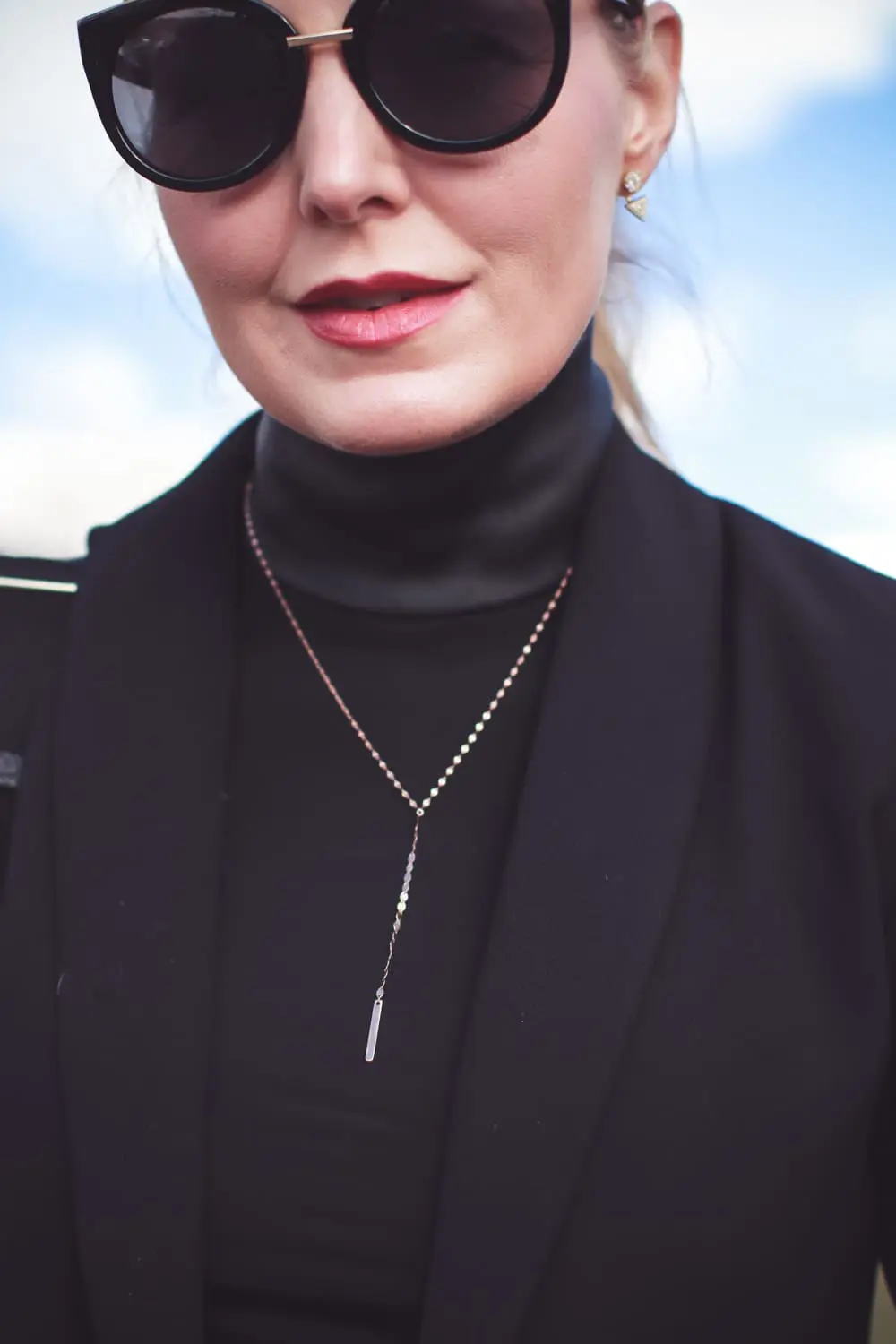 Tall Boots, over the knee boots, how to wear otk boots if you are tall or petite, featuring fashion blogger, Erin Busbee of Busbee Style in Telluride, Colorado, wearing barney's black turtleneck and lana lariat necklace