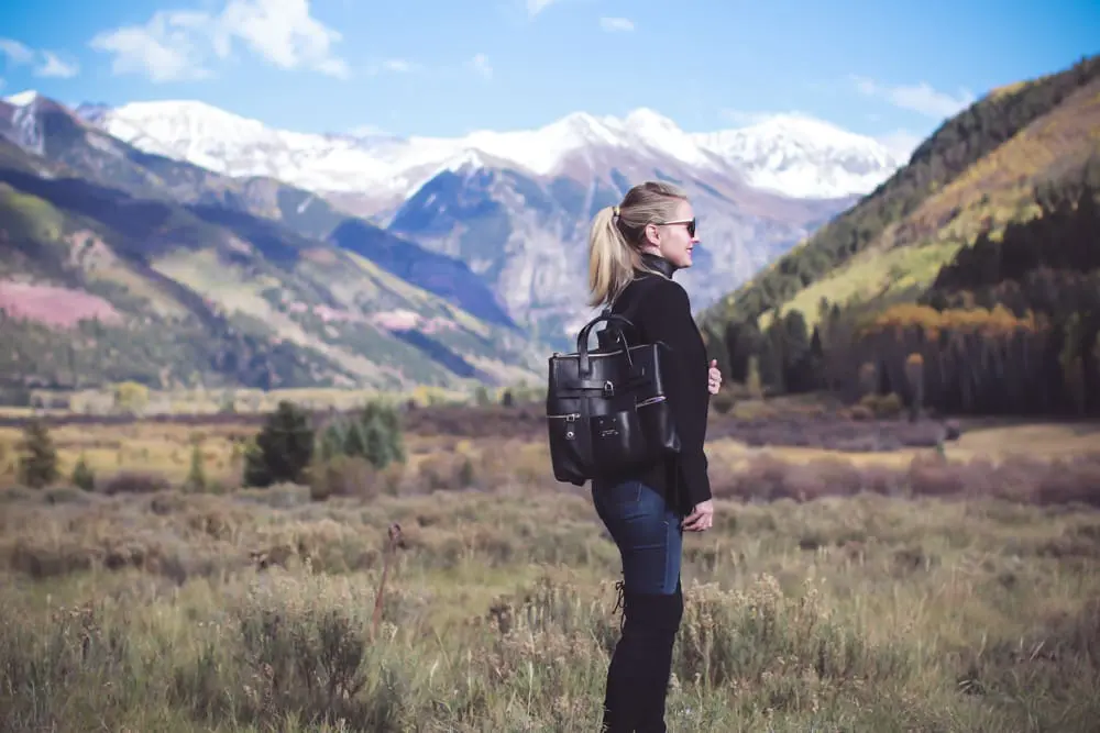 Tall Boots, over the knee boots, how to wear otk boots if you are tall or petite, featuring fashion blogger, Erin Busbee of Busbee Style in Telluride, Colorado, wearing Stuart Weitzman lowland boots 
