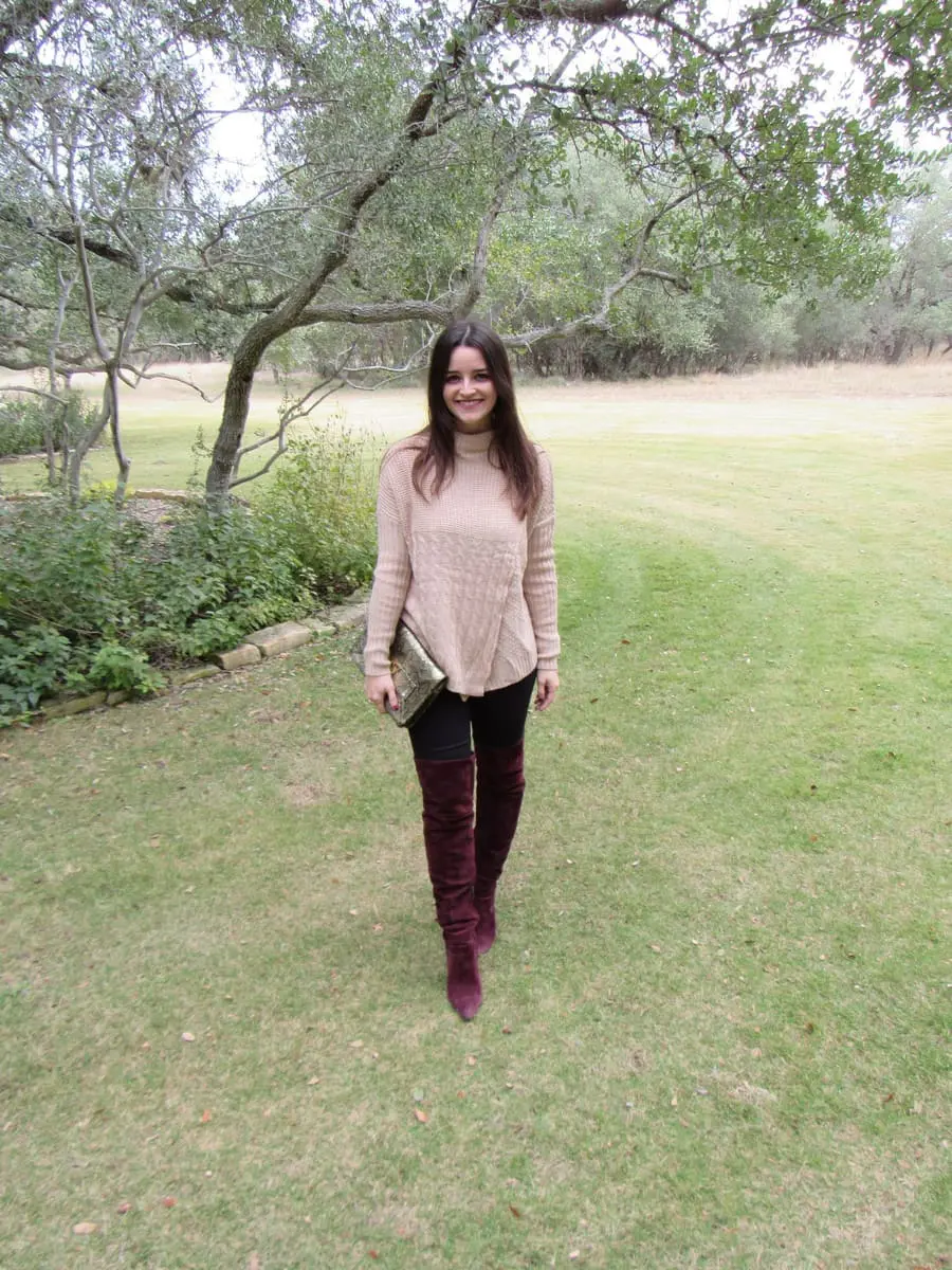 Target Outfit Ideas - Wrap Front Sweater - Kaitlyn