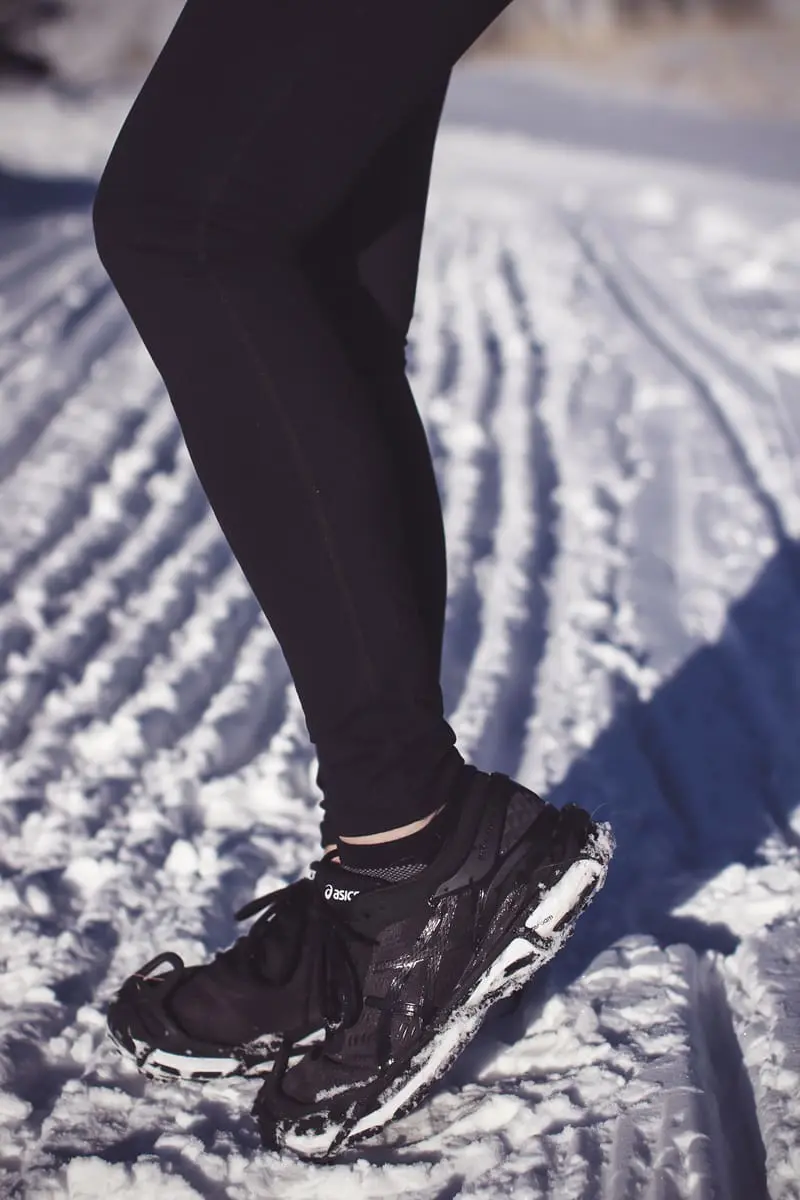 Fitness routine update, featuring activewear from eBay, Asics gel kayano running sneakers for women and yak trax