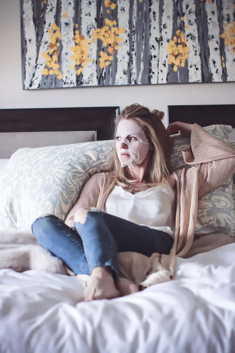 SK II Facial Treatment Mask Review, beauty blogger over 40 Erin Busbee of Busbee Style gives us the scoop on this face mask, is it worth the money?