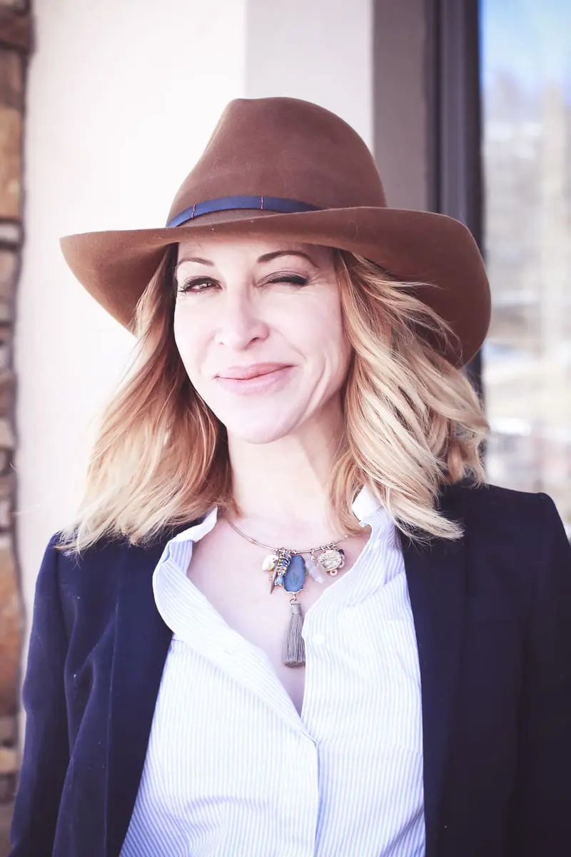 Styling 2 Ways featuring blazer and telluride lifestyle blogger Marla Meredith