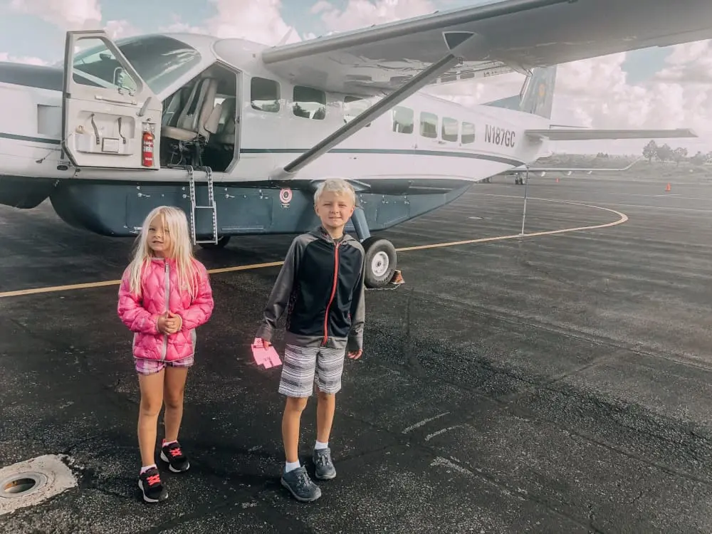 Grand Canyon South Rim 3-Day Itinerary plane tour over the canyon