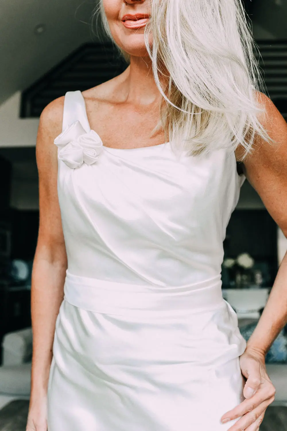 Preserving your wedding dress, should you open the box, featuring a silk gown by Elizabeth Fillmore on fashion blogger Erin Busbee