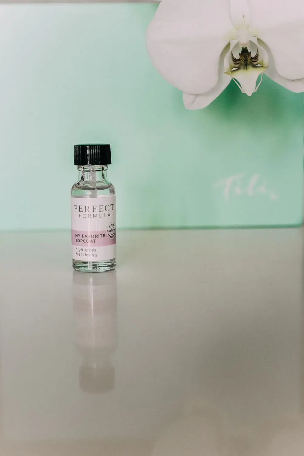 Try It Love It Beauty Box from QVC, featuring perfect formula topcoat polish review by beauty blogger over 40 