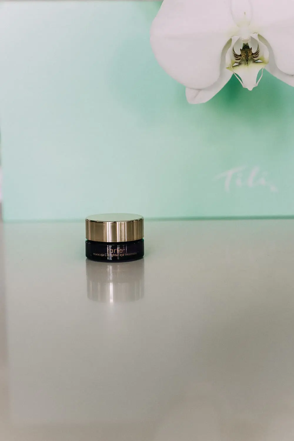 Try It Love It Beauty Box from QVC, featuring tarte c-brighter eye treatment review by beauty blogger over 40 