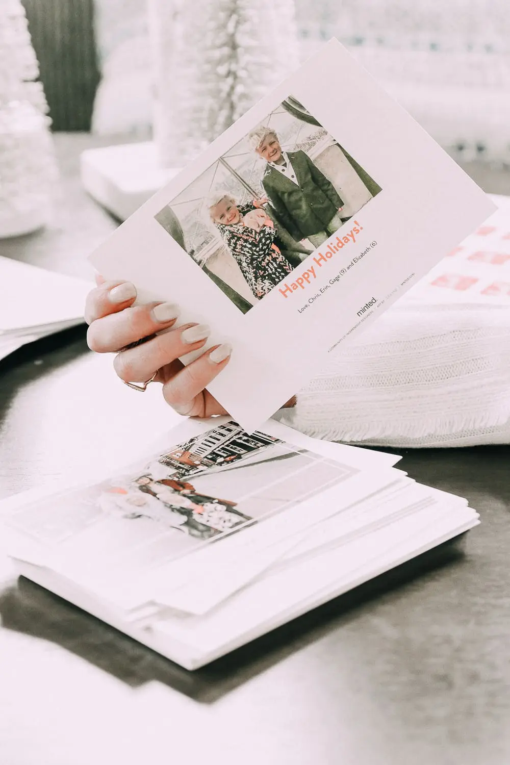 Personalized Holiday Cards and how to create photo cards with Minted.com