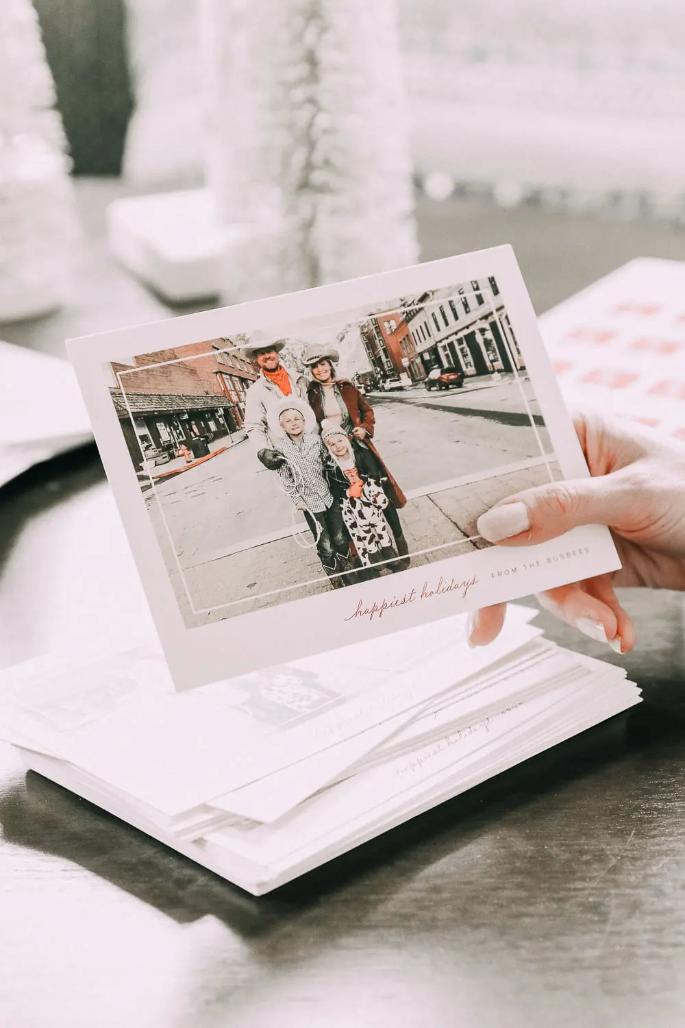 Personalized Holiday Cards and how to create photo cards with Minted.com