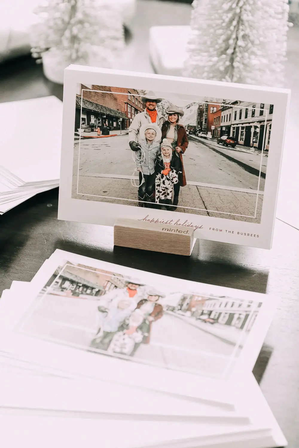 Personalized Holiday Cards and how to create photo cards with Minted.com