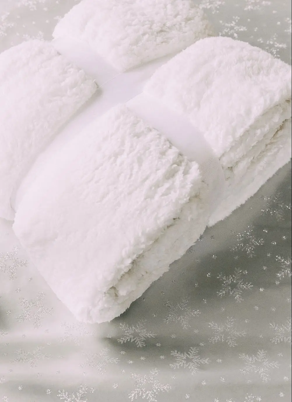 Holiday gift ideas featuring a fuzzy, faux fur throw blanket from JCPenney