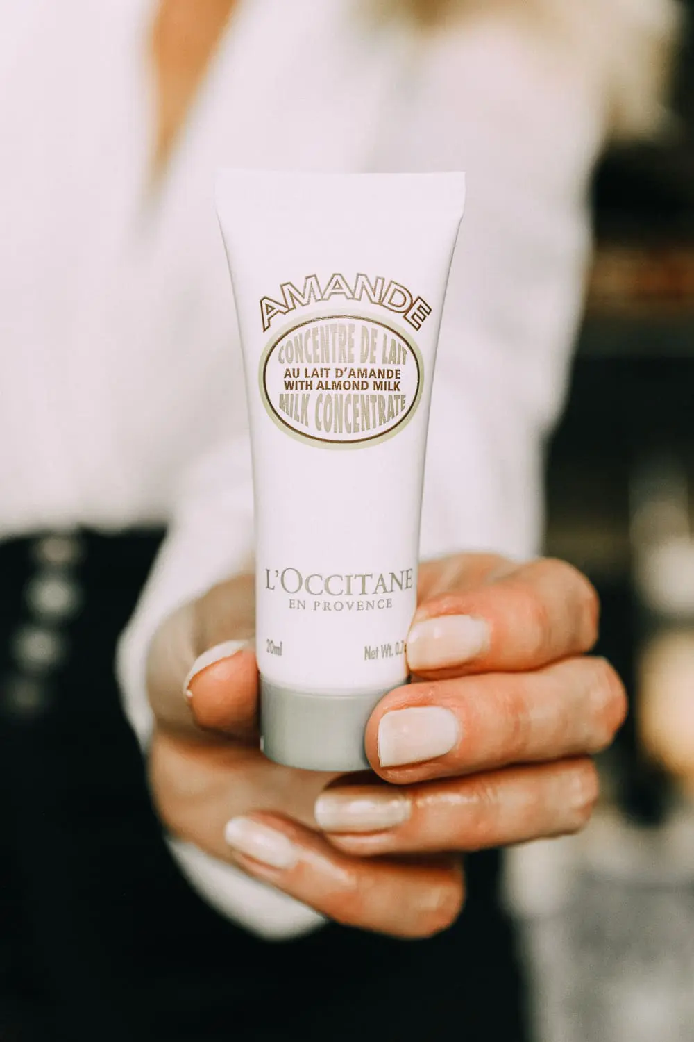 Try It Love It Beauty Box from QVC reviewed by beauty blogger over 40 Erin Busbee of BusbeeStyle.com featuring L'Occitane body milk