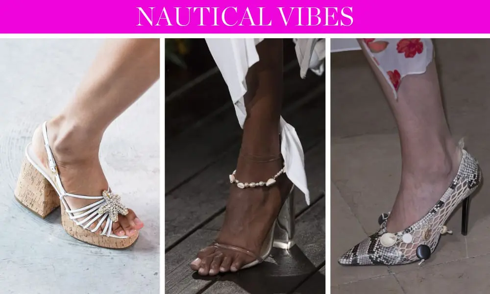 2019 runway shoe fashion trend nautical shoes