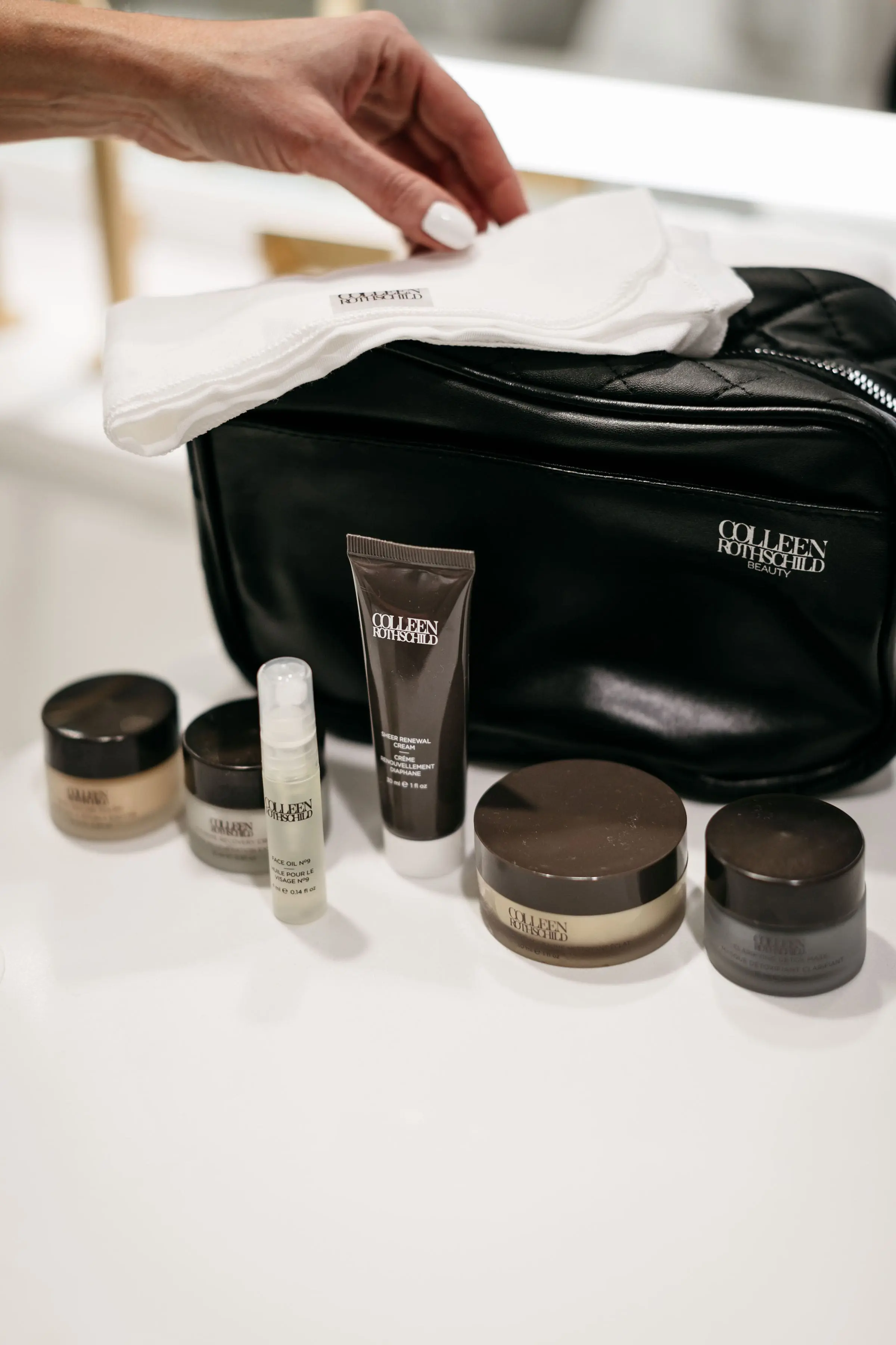 Anti-Aging Skincare, Fashion blogger over 40, Erin Busbee of BusbeeStyle.com featuring the Colleen Rothschild Discovery Collection skincare kit