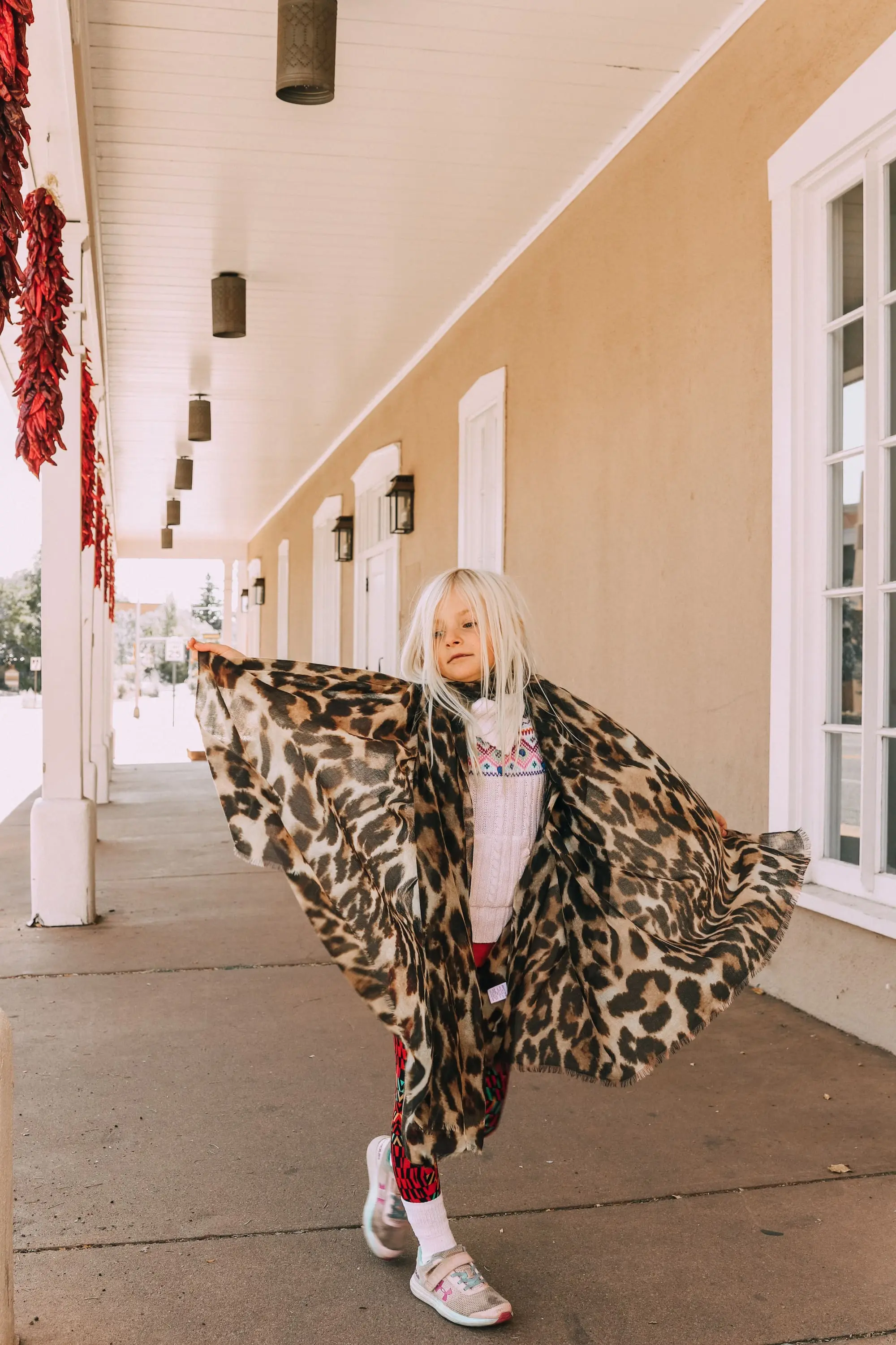 fall leopard print brown scarf accessory