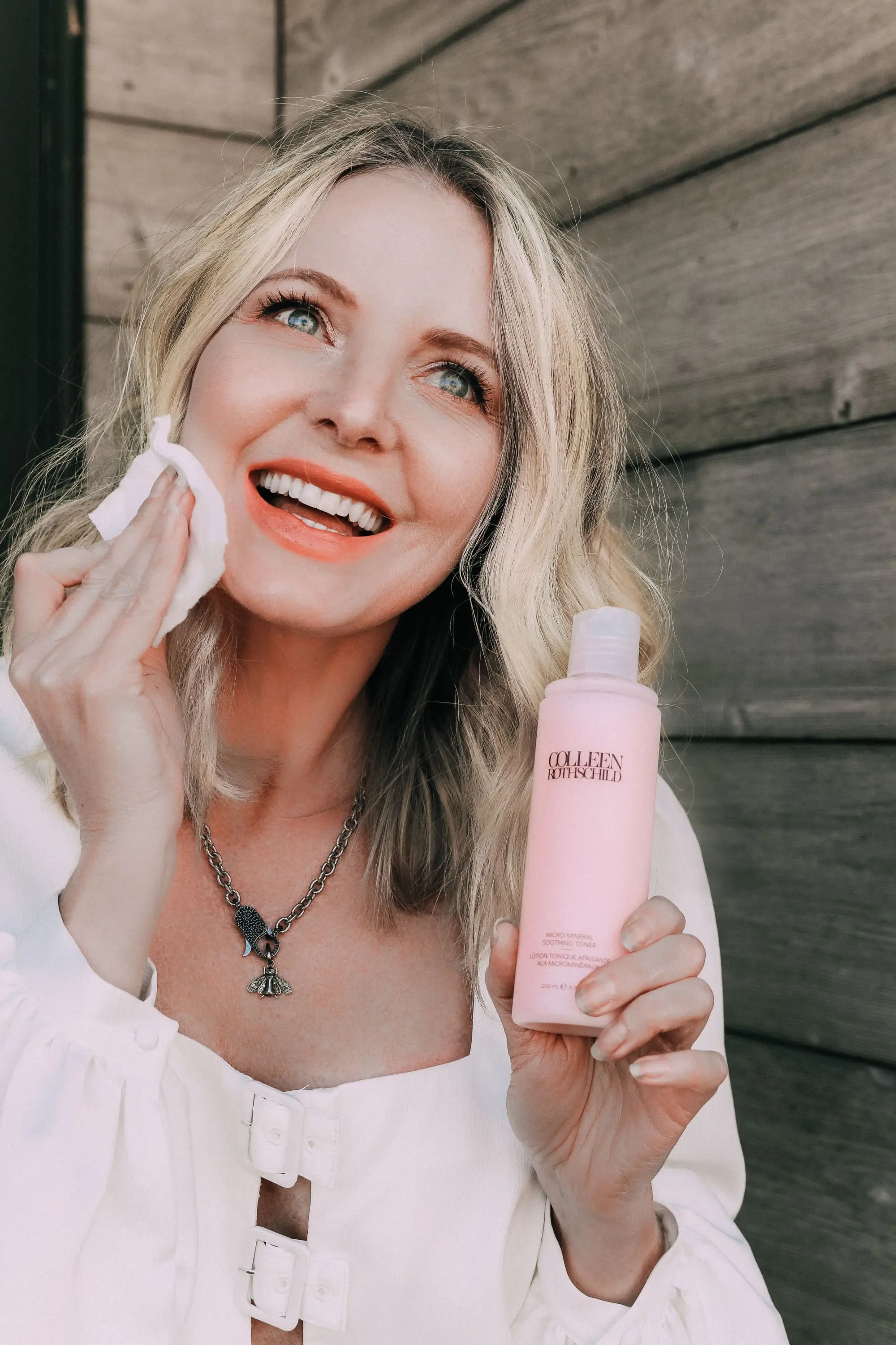 Gifts From Colleen Rothschild, Fashion blogger Erin Busbee BusbeeStyle.com featuring the Micro-Mineral Duo from Colleen Rothschild that includes the Micro-Mineral Soothing Toner, Micro-Mineral Resurfacing Scrub, Super Soft Facial Cotton, and Metal Tube Roller Key in Telluride, CO