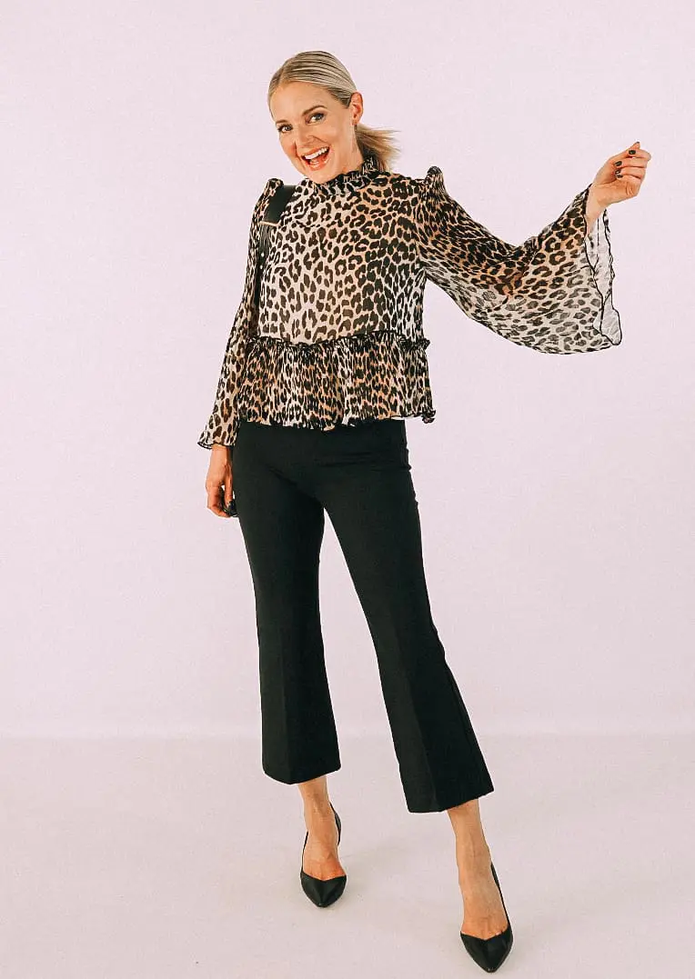 slimming pants by Spanx on fashion blogger Erin Busbee of Busbee Style