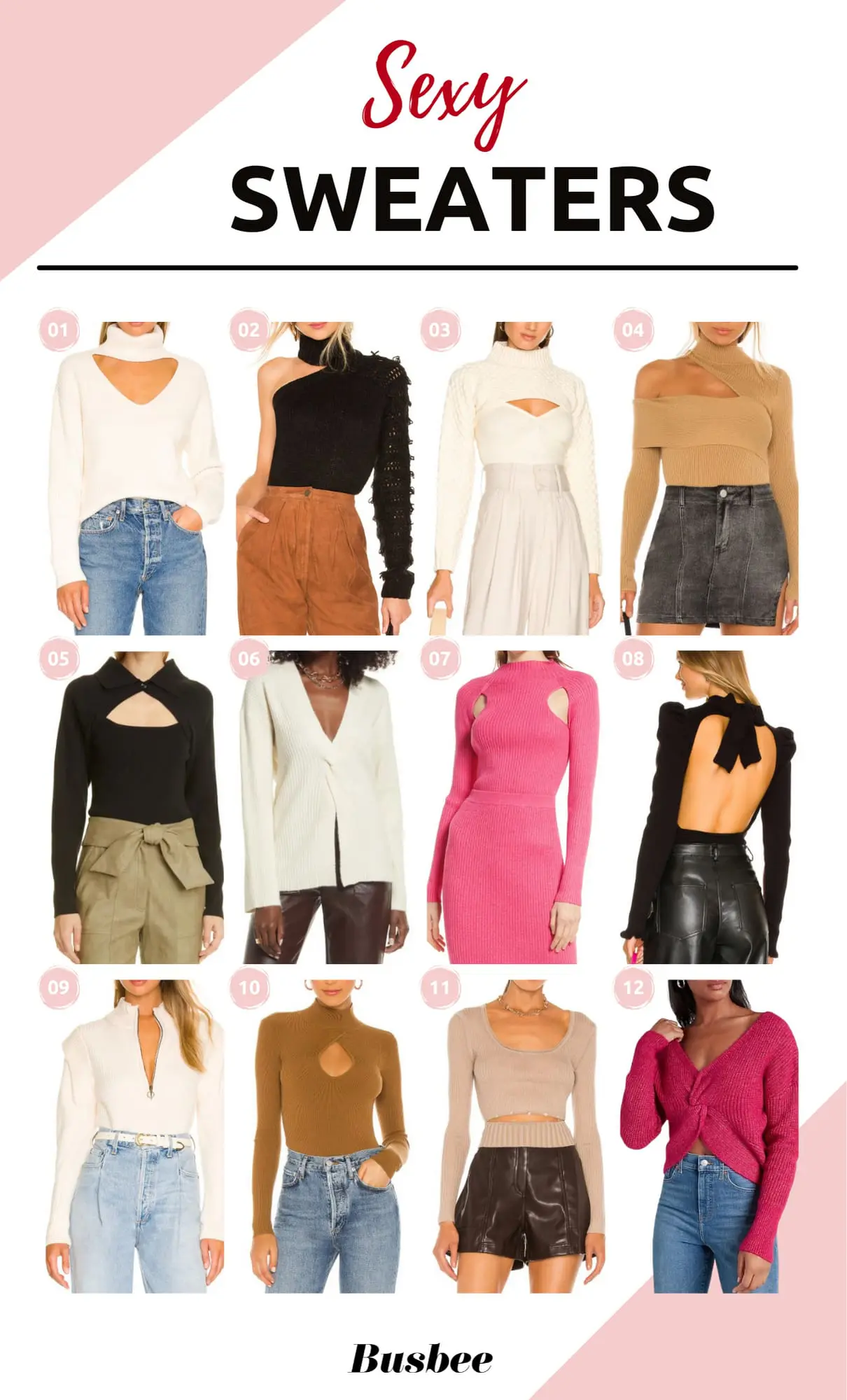 sexy sweaters for winter roundup