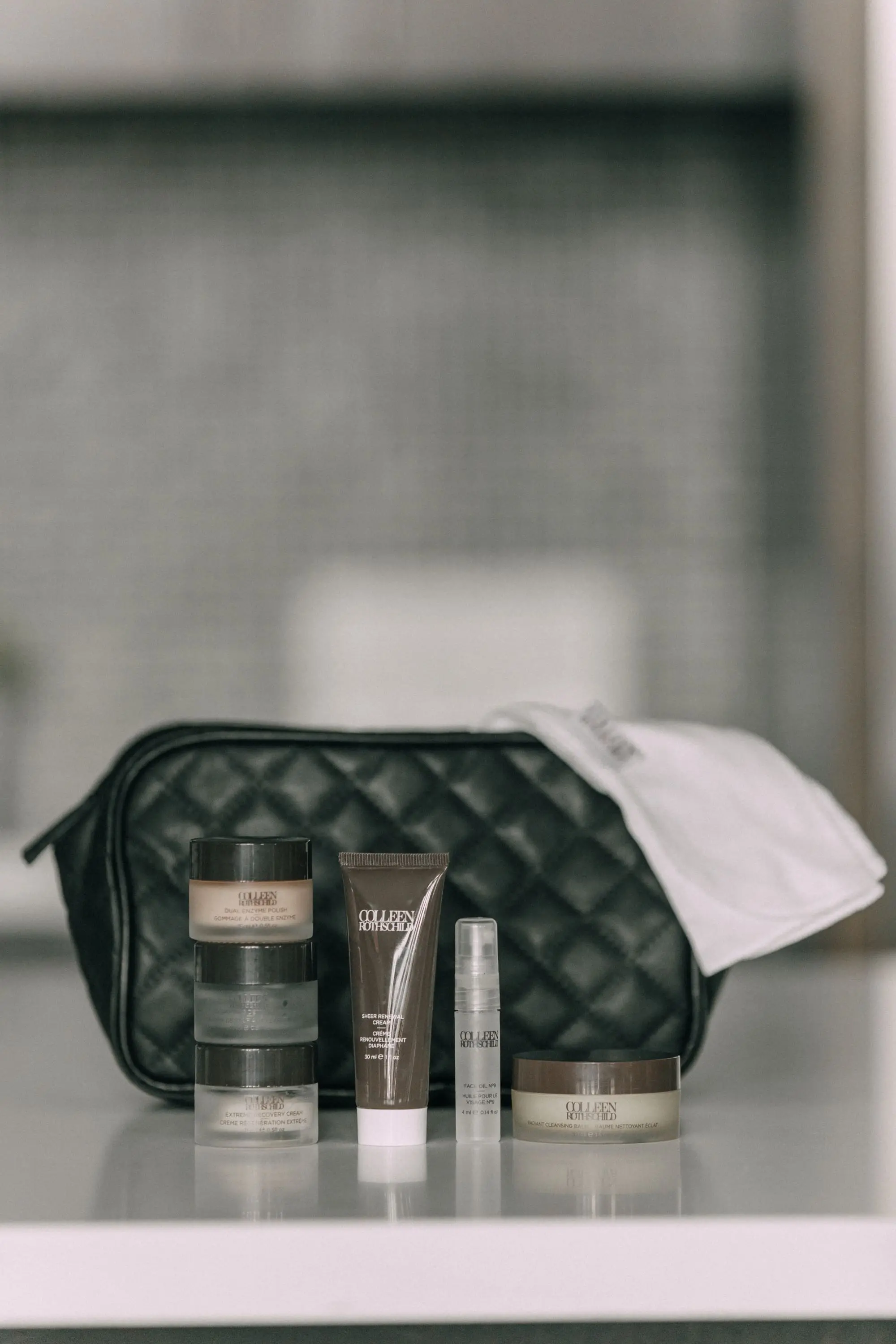 hydrating skincare products, fashion blogger Busbee Style's favorite Colleen Rothschild products for dry skin, discovery collection face oil no 9, sheer renewal cream, radiant cleansing balm