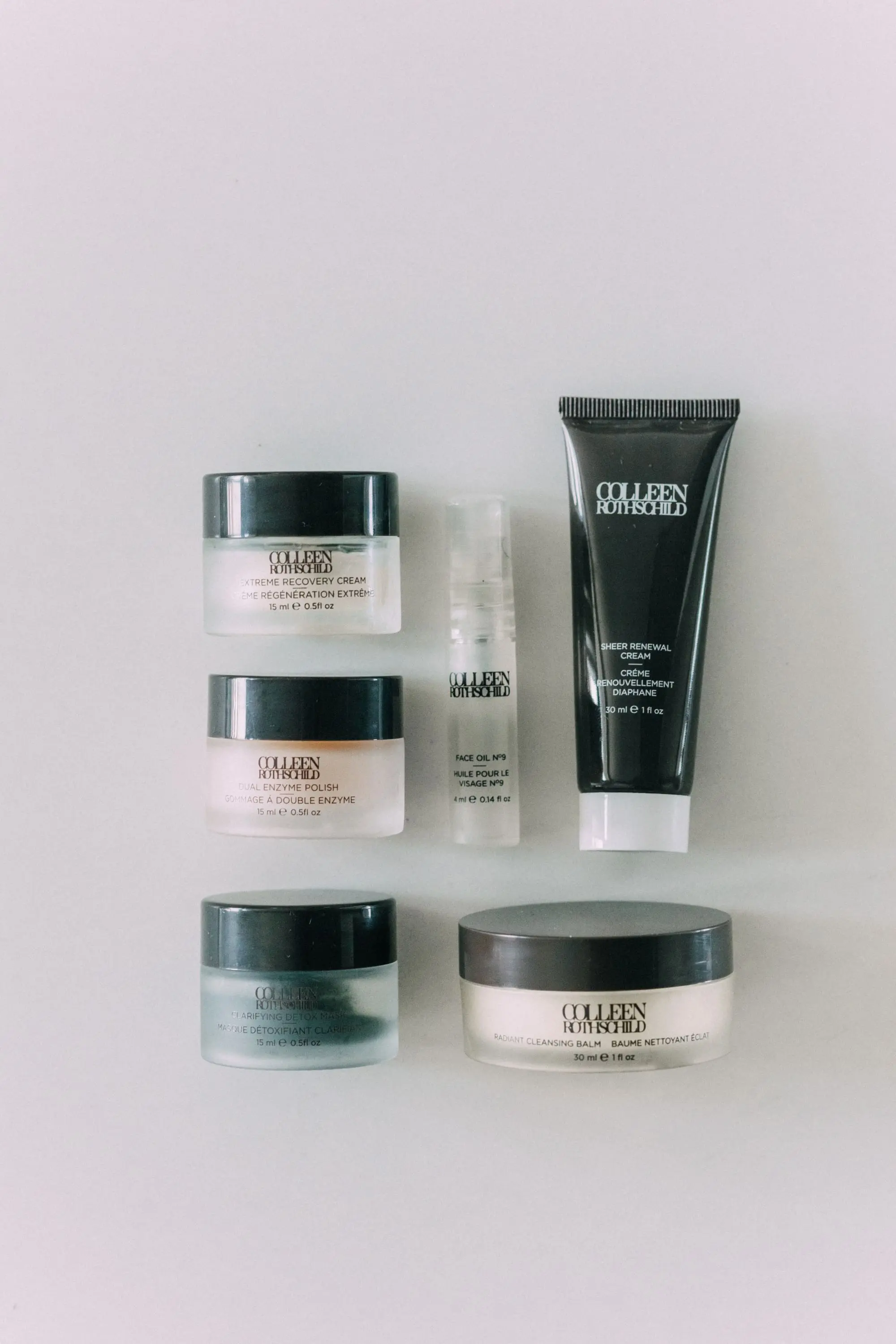 hydrating skincare products, fashion blogger Busbee Style's favorite Colleen Rothschild products for dry skin, discovery collection face oil no 9, sheer renewal cream, radiant cleansing balm