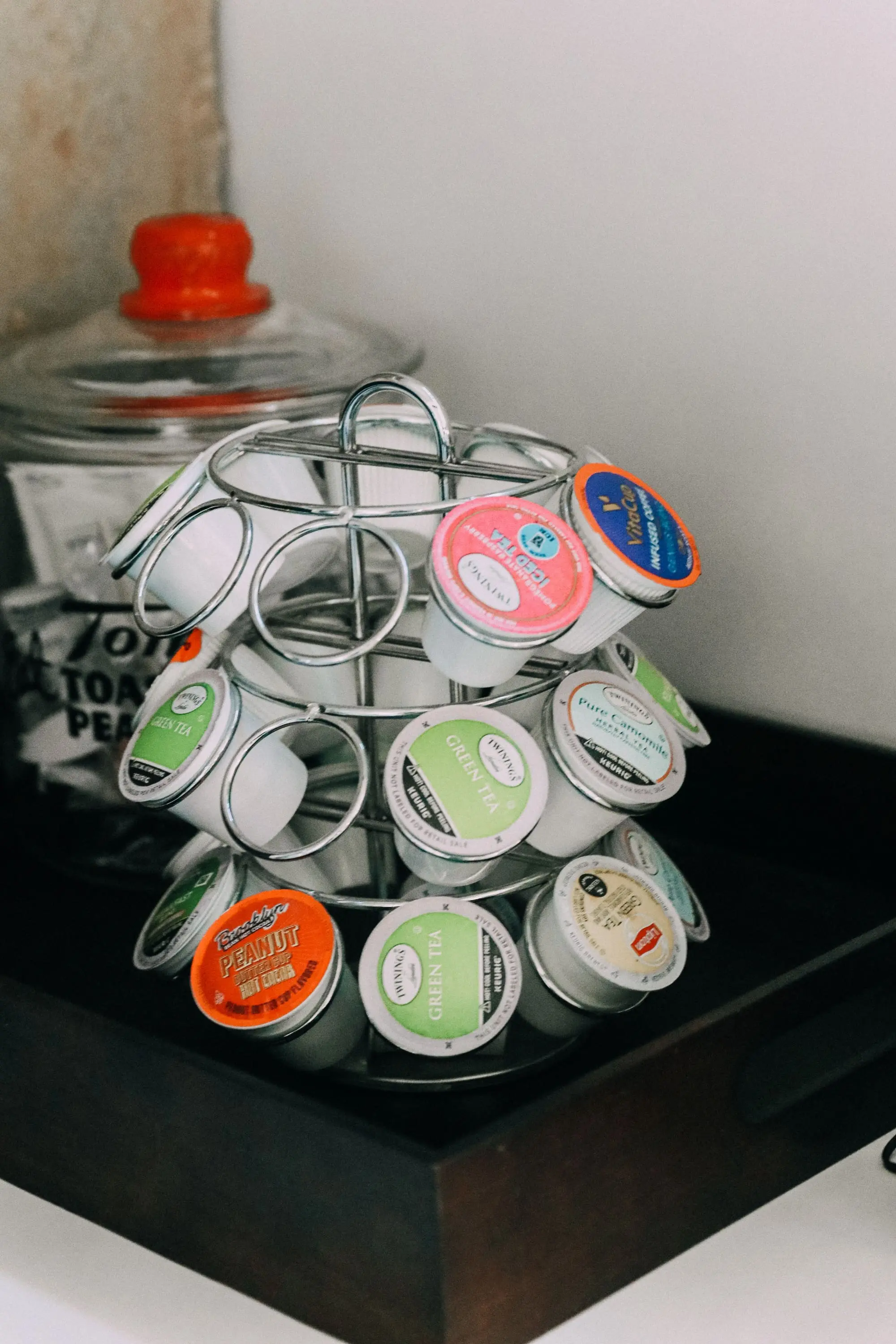 nespresso pods keurig pods on wet bar coffee bar