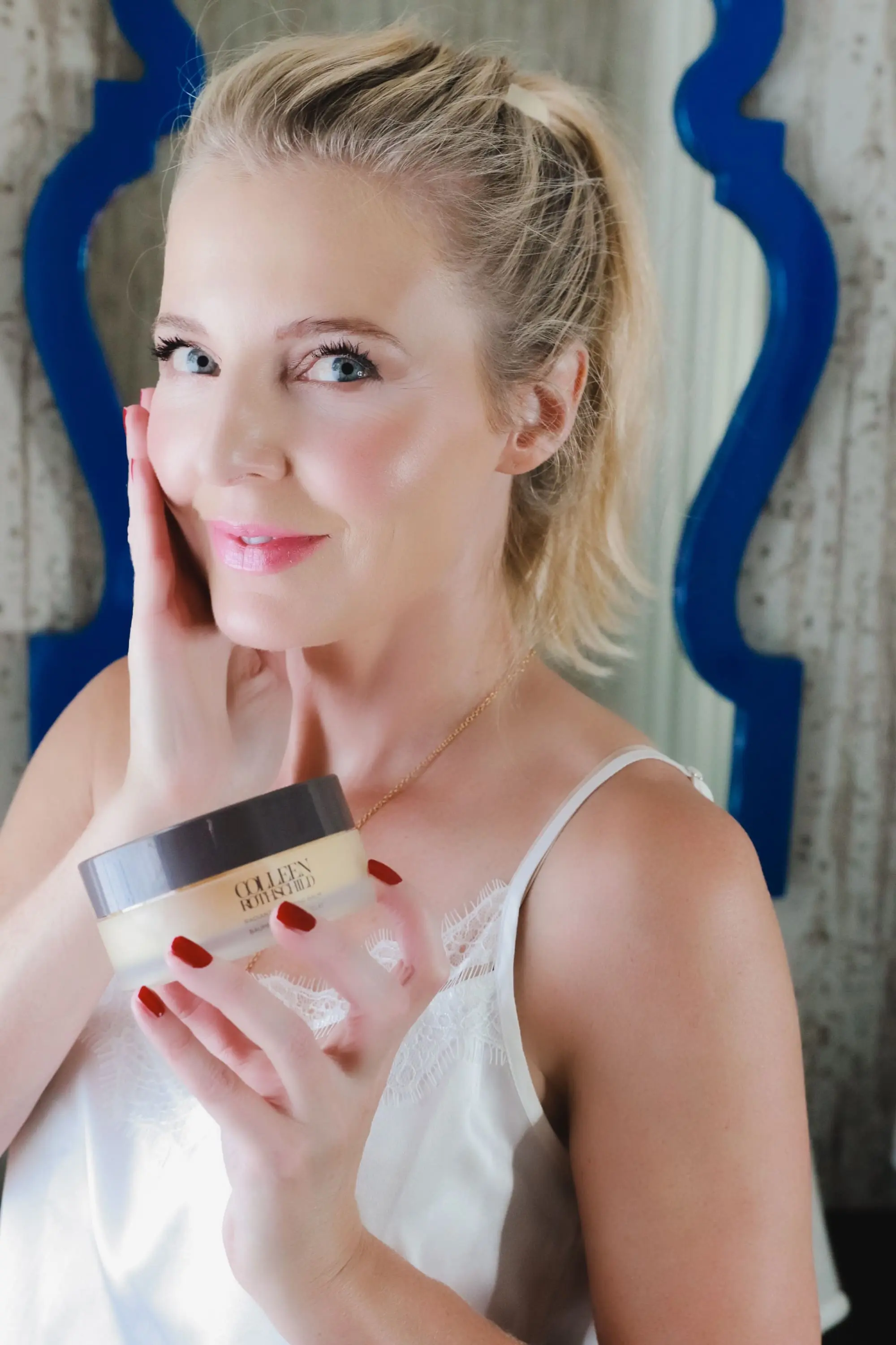 Favorite Skincare Brand, Erin Busbee of Busbee Style using the Colleen Rothschild Radiant Cleansing Balm in Telluride, Colorado