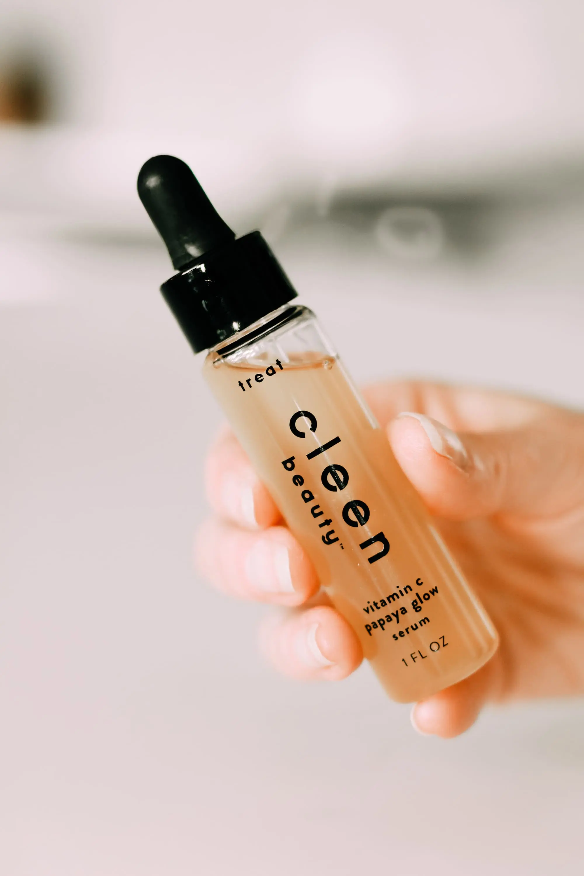 Clean beauty from Walmart featuring Cleen papaya serum with vitamin c
