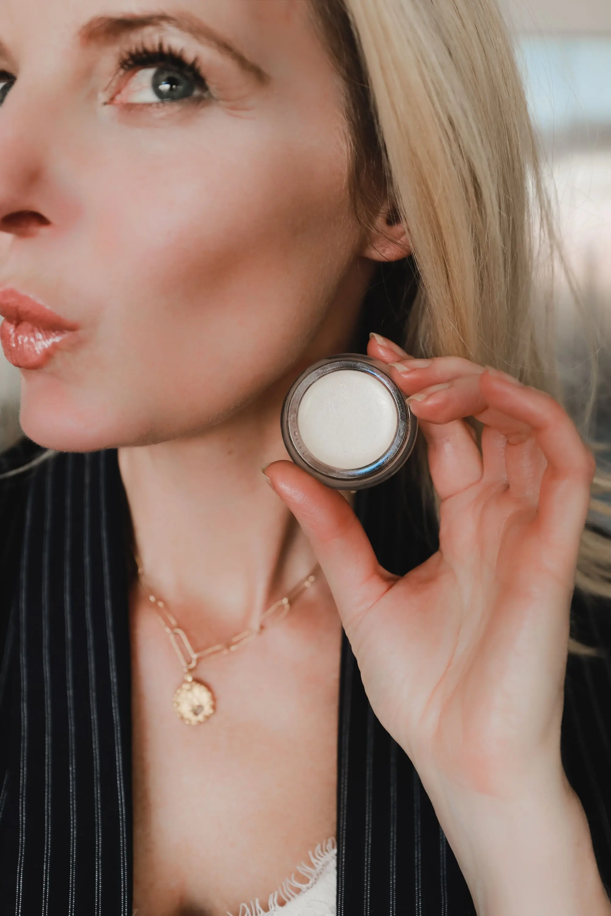 Clean makeup at Walmart featuring RMS luminizing highlighter