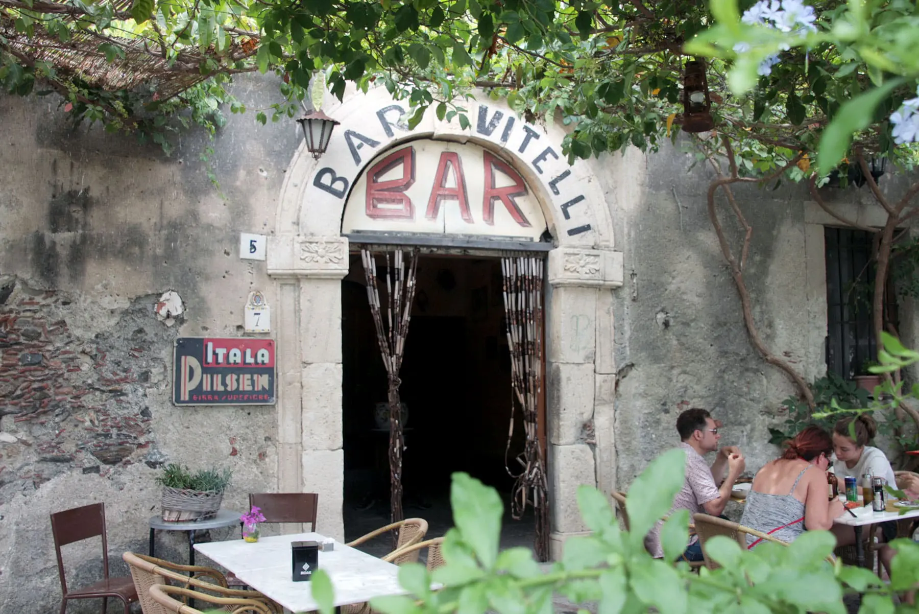 awesome movie locations, The Godfather, Bar Vitelli, Savoca, Italy