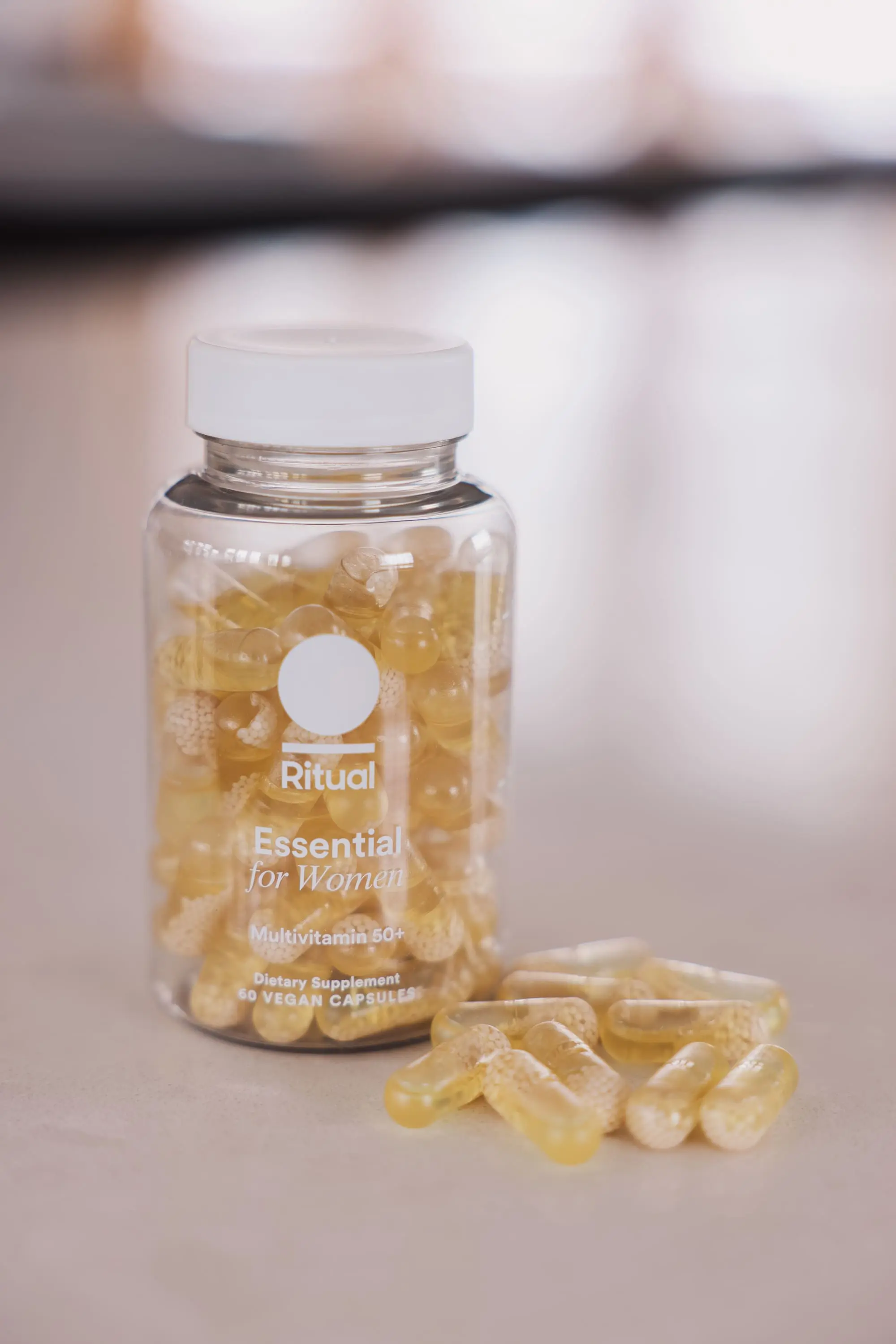 Everyday vitamins for women over 45 and women over 50 featuring Ritual vitamins and blogger over 40 Erin Busbee of Busbee style