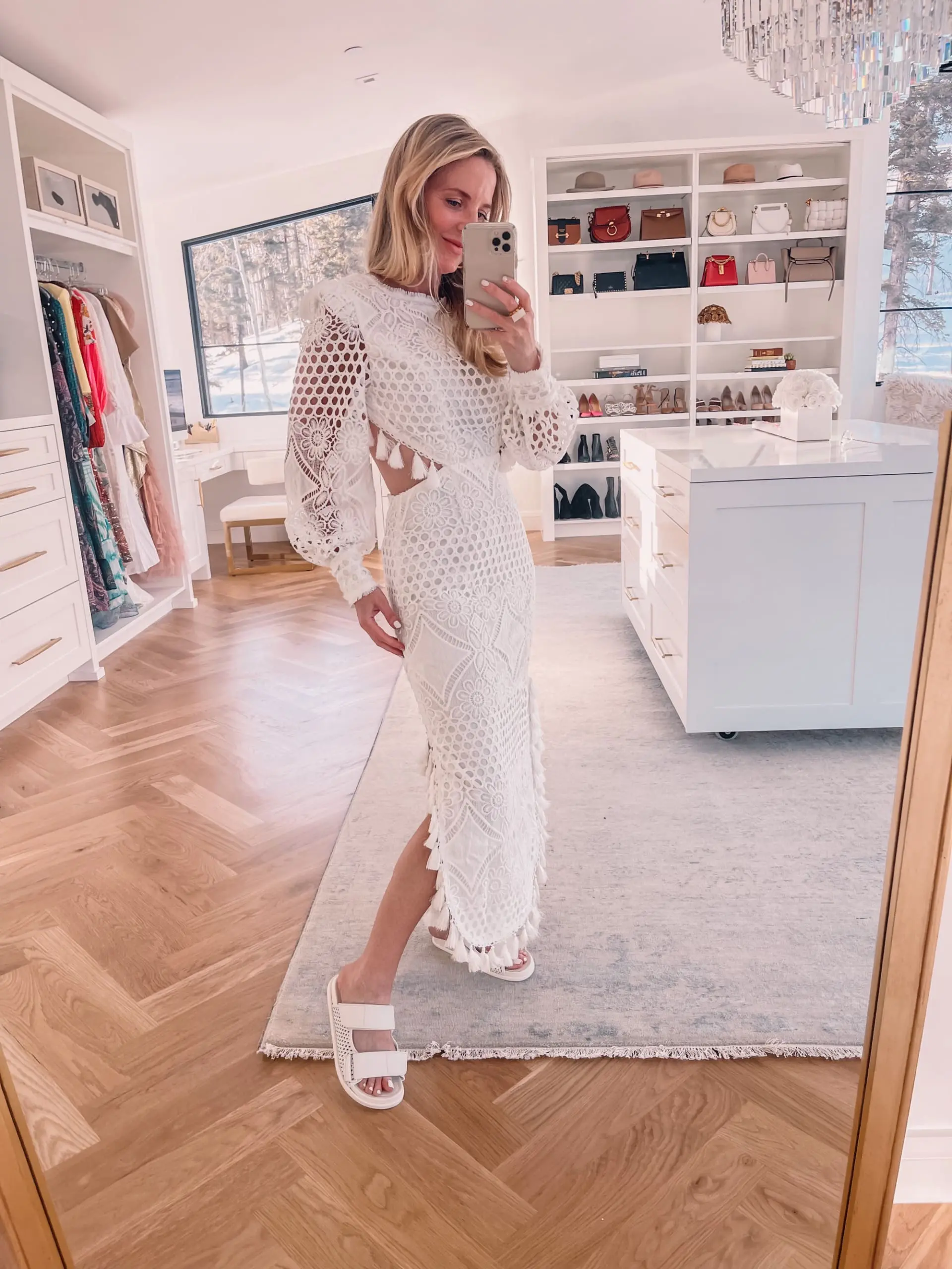 elliatt backless tassel dress