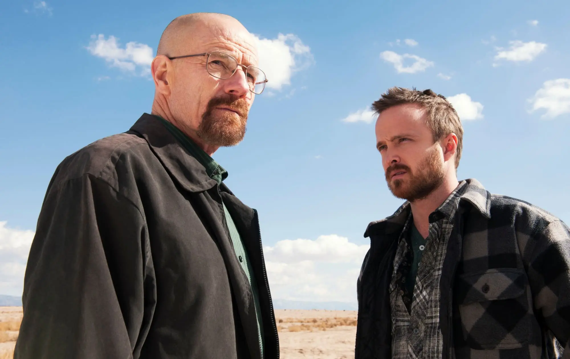 binge watch with your teens, Breaking Bad, Netflix, two men in the sunny desert