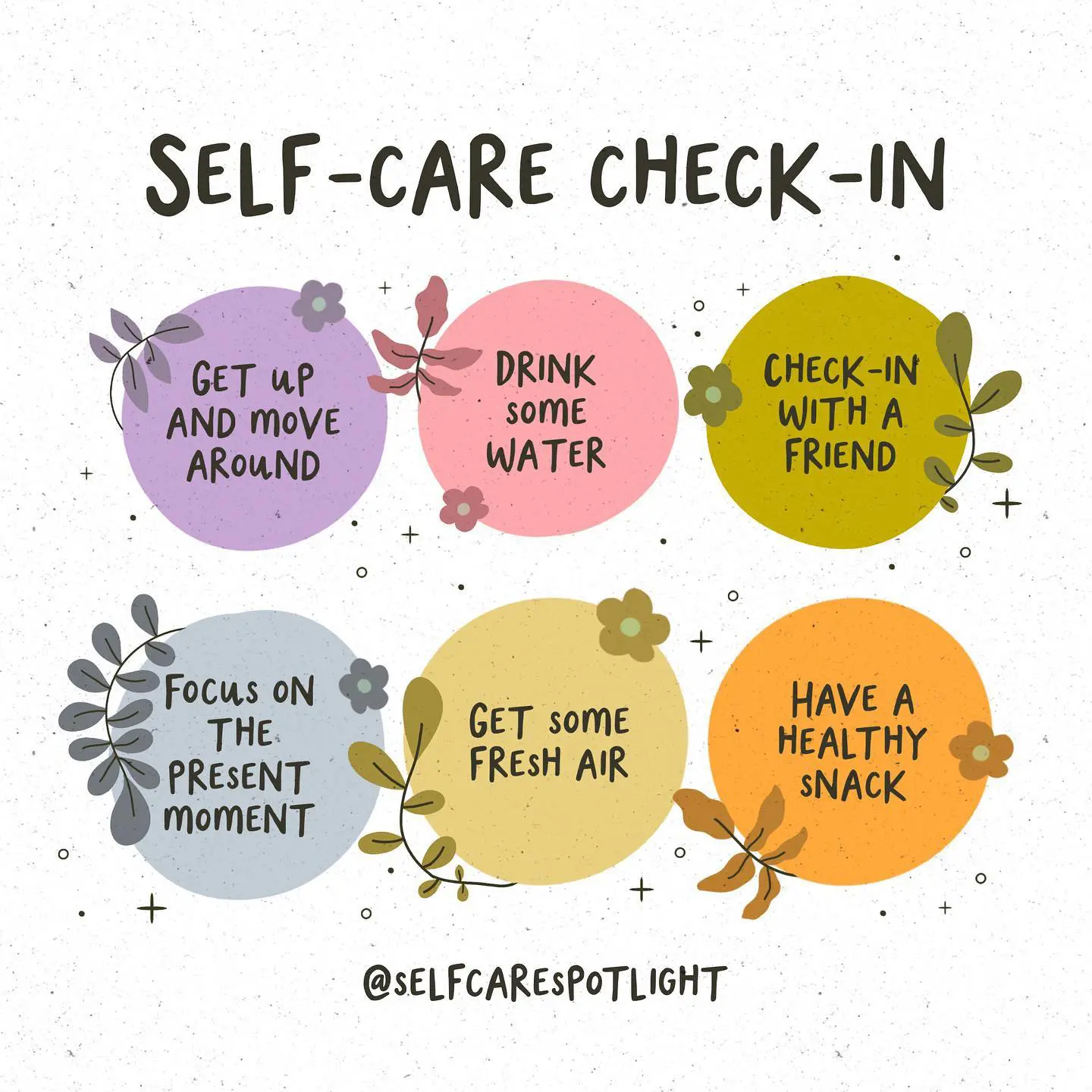 Self-Care Spotlight @selfcarespotlight - instagram account for self care, best self care instagram accounts