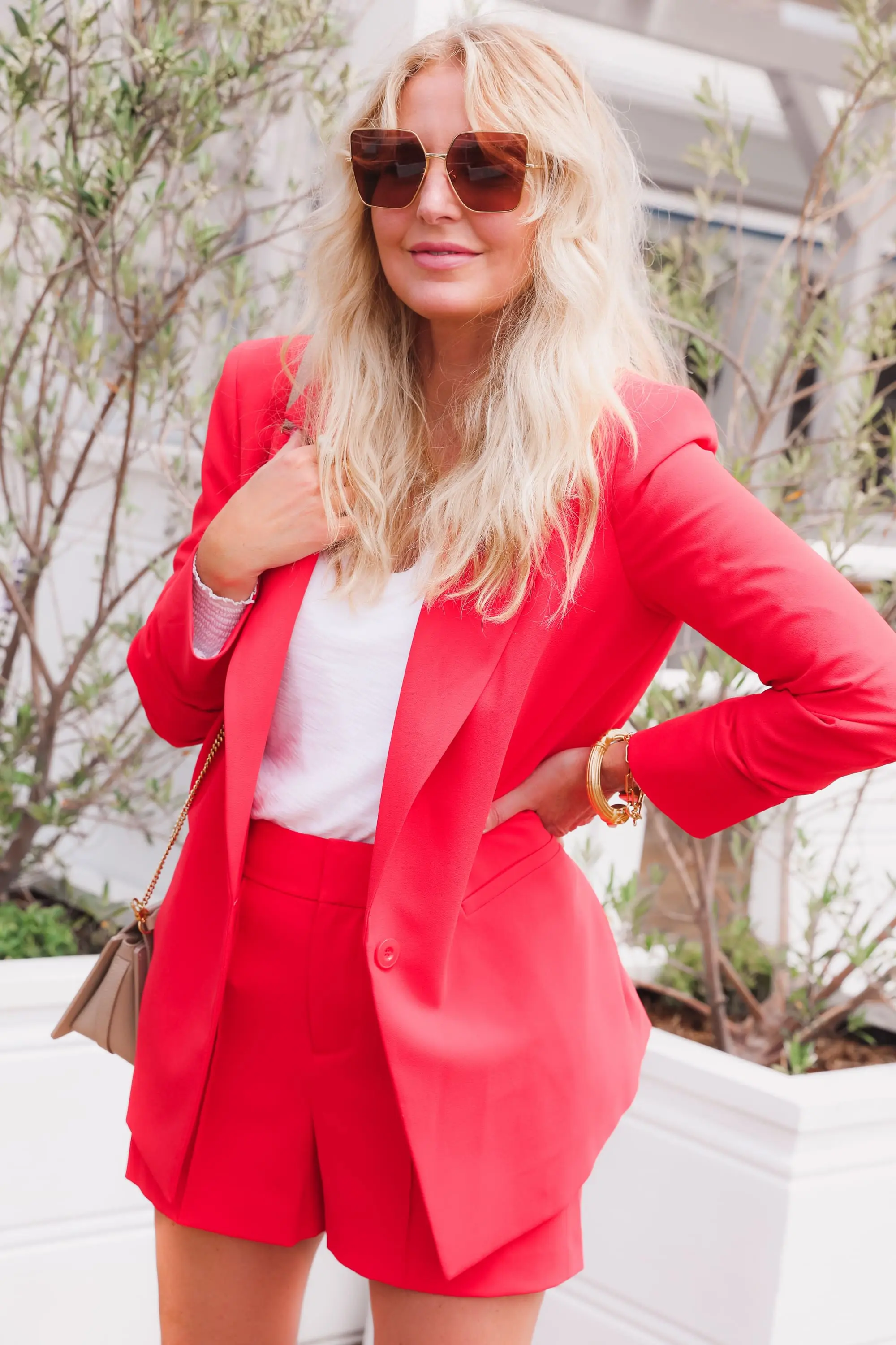Boyfriend Blazer & Matching Shorts Set