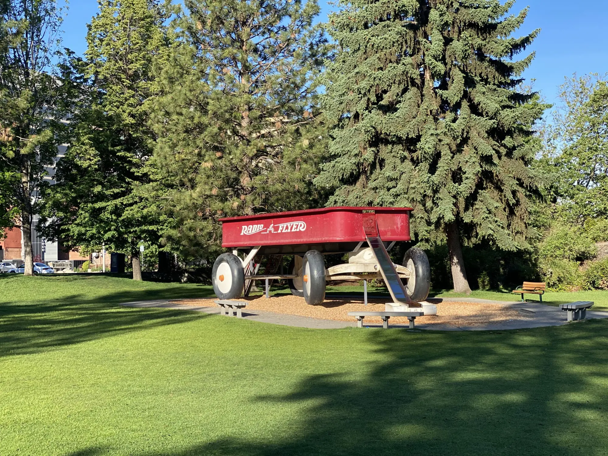 where to stop on a cross-country road trip, best places to stop on a cross country road trip, cross country road trip, west coast to east coast road trip, erin busbee, traveling with kids, how to travel with kids, how to travel with a dog, cross country road trip with kids, spokane, washington, giant red wagon