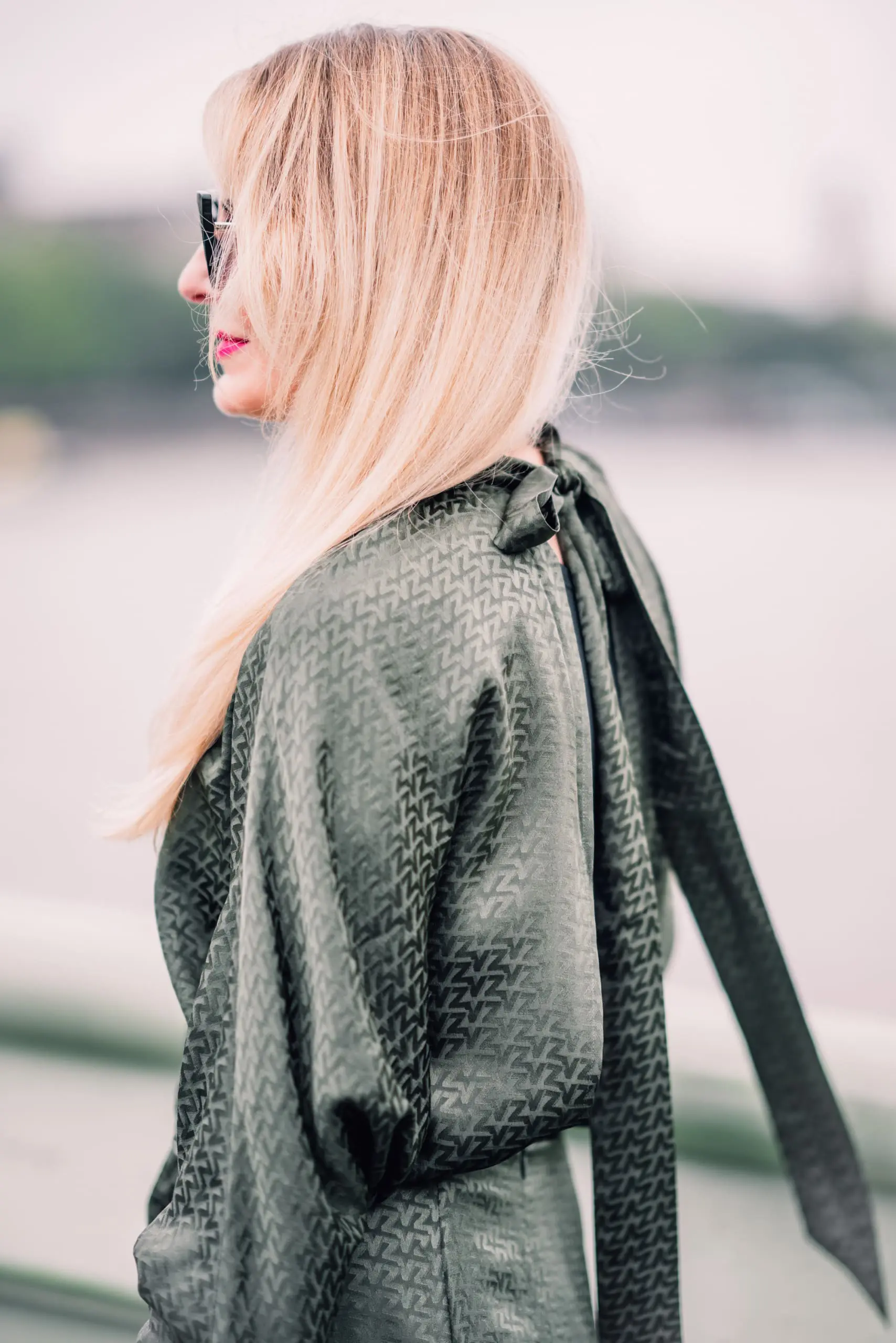 olive green, fall fashion, fall trends, coor trend, army green, erin busbee, zadig & voltaire olive green dress, schutz bette booties, ysl chevron handbag, london, england, fall wedding guest dress, olive green dress, olive green fashion finds