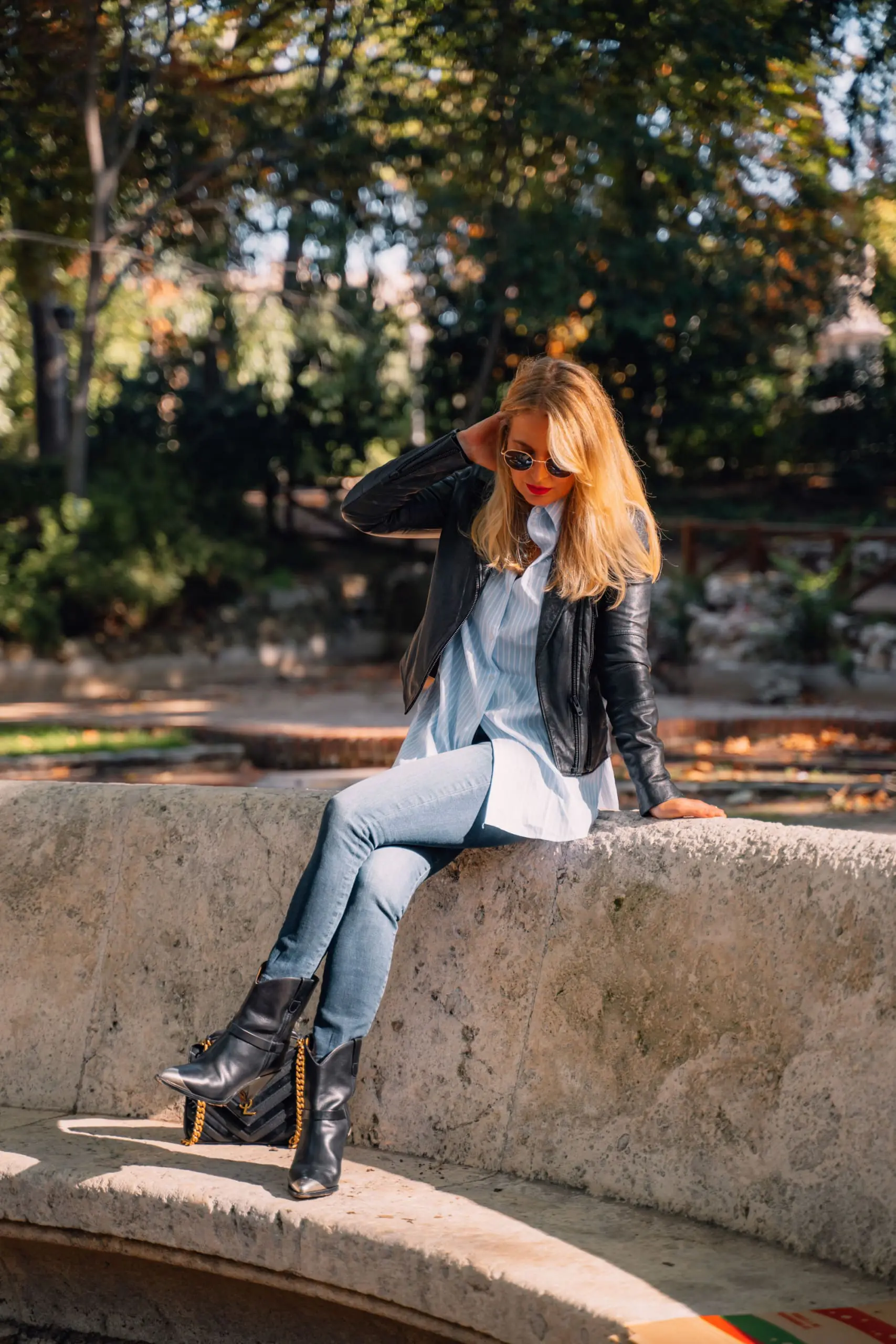 wardrobe basics, white button-down shirt, oversized button-down shirt, styling a button-down shirt, Erin Busbee, fashion over 40